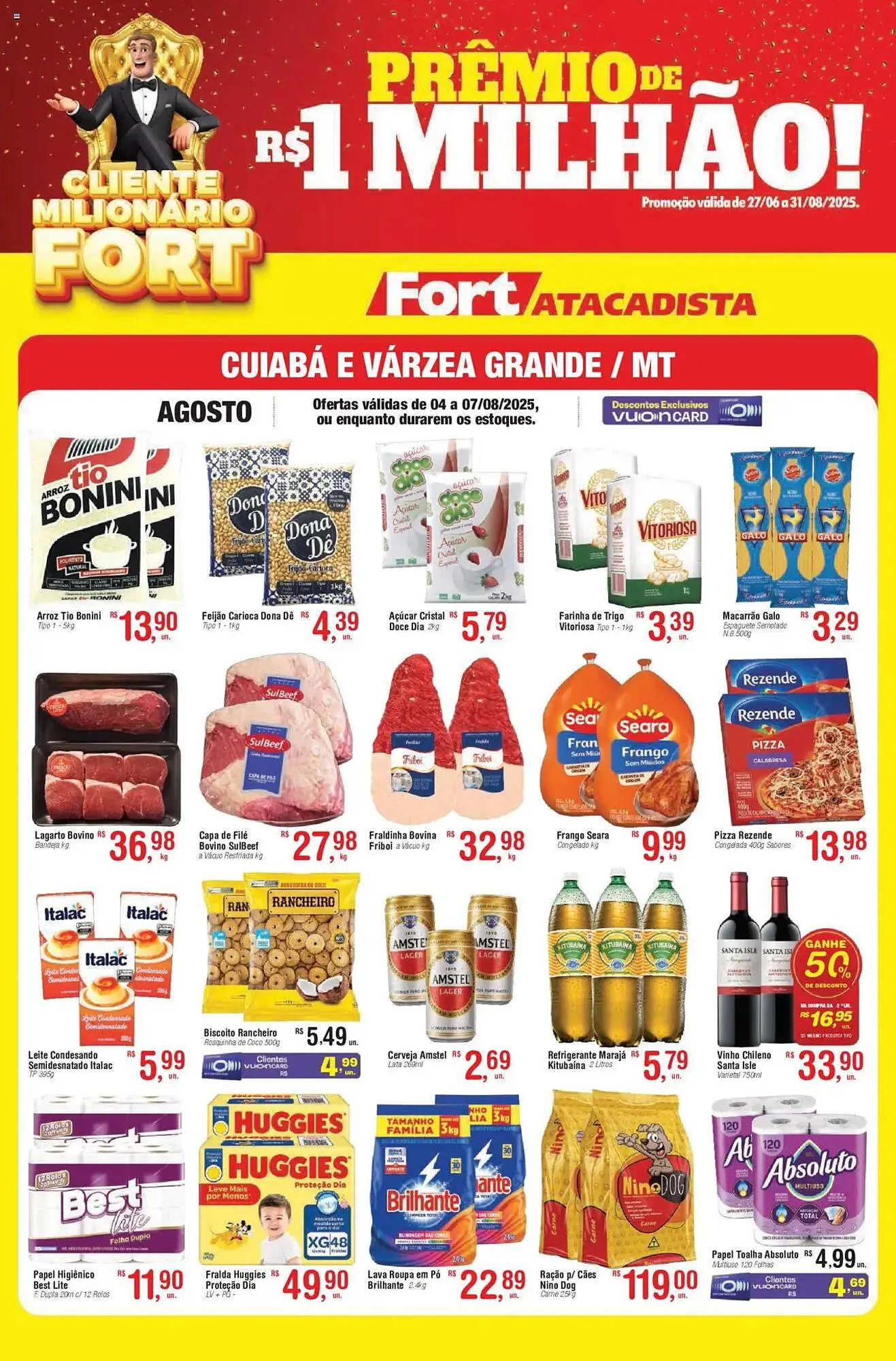 Encarte de Catálogo Fort Atacadista 4 de agosto até 7 de agosto 2025 - Pagina 1