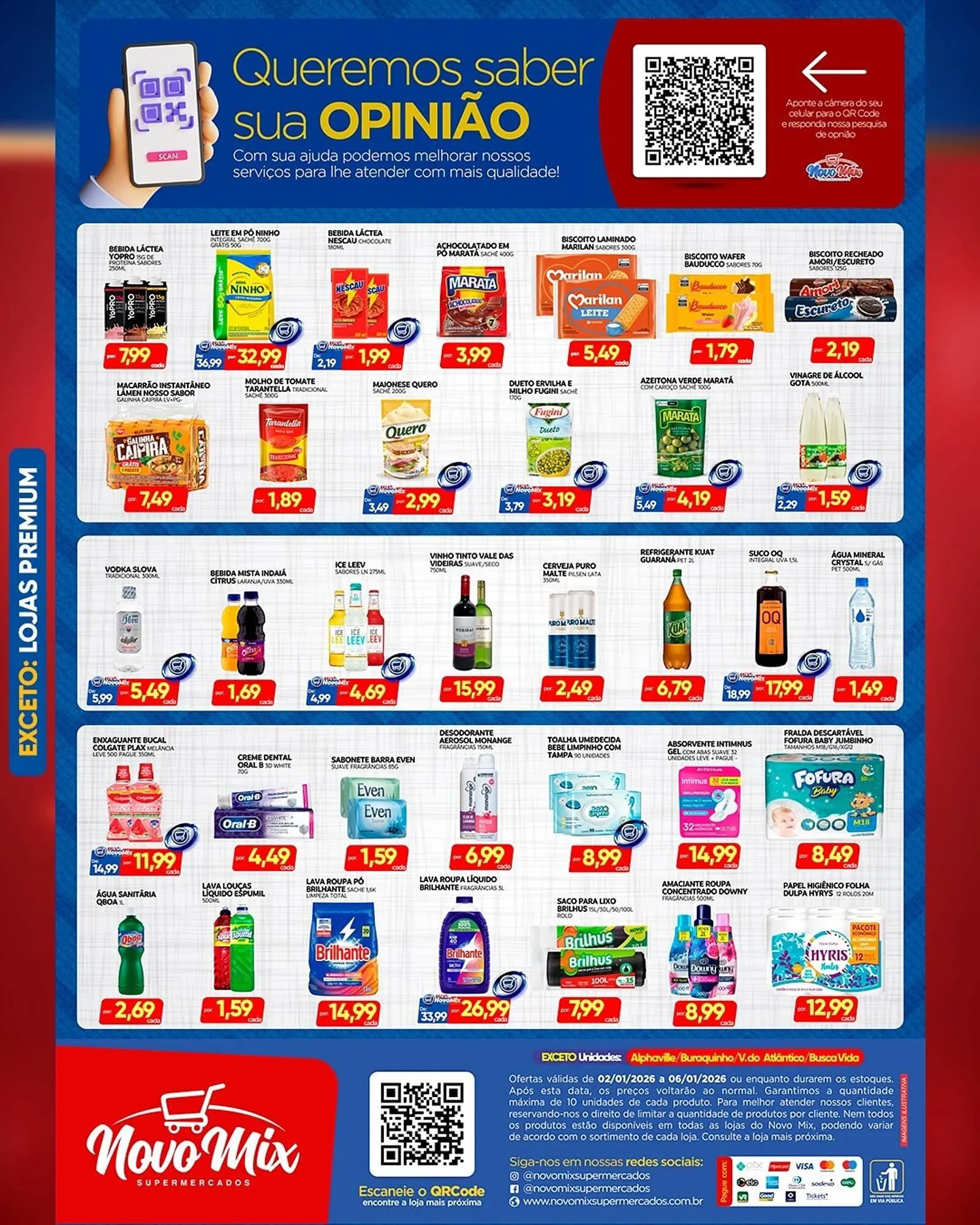 Encarte de Encarte Novo Mix 2 de janeiro até 6 de janeiro 2026 - Pagina 3