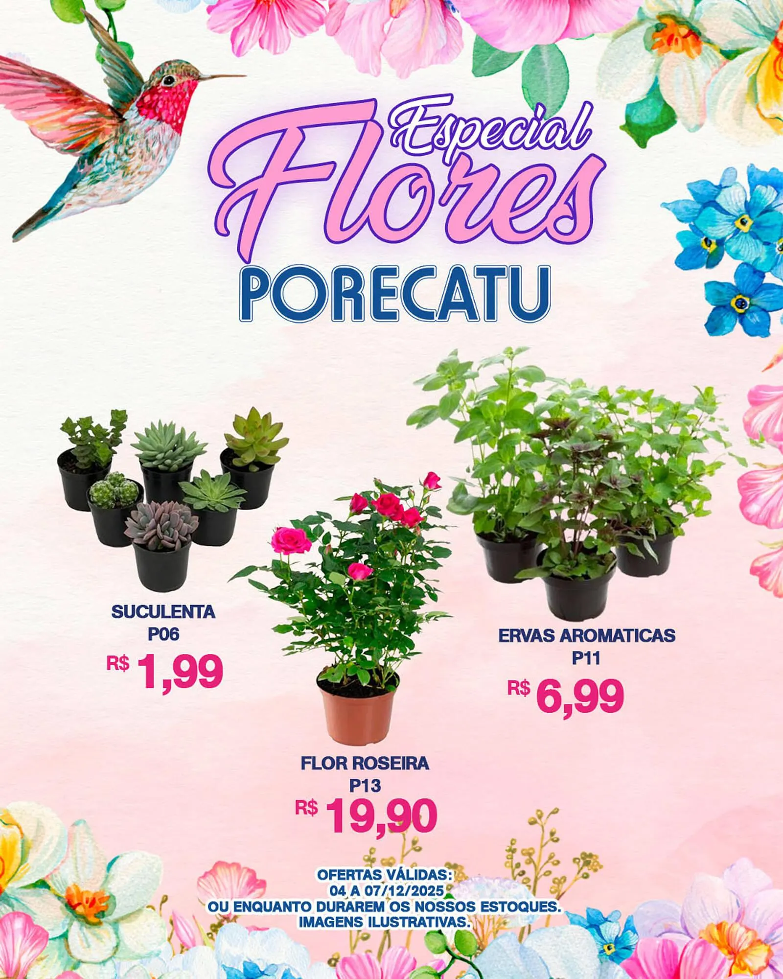 Encarte de Catálogo Supermercado Porecatu 6 de dezembro até 7 de dezembro 2025 - Pagina 1