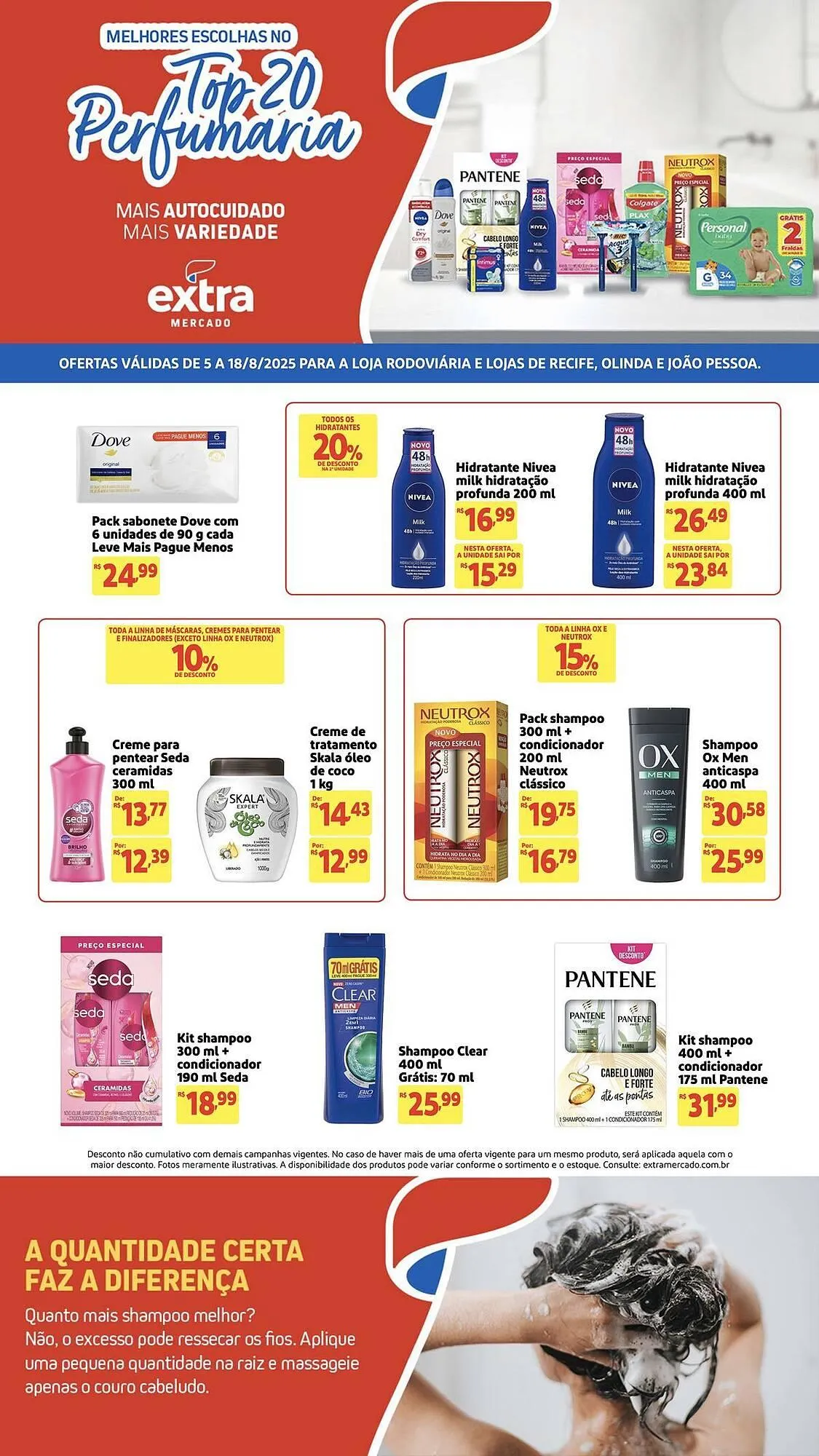 Encarte de Catálogo Extra 5 de agosto até 18 de agosto 2025 - Pagina 1
