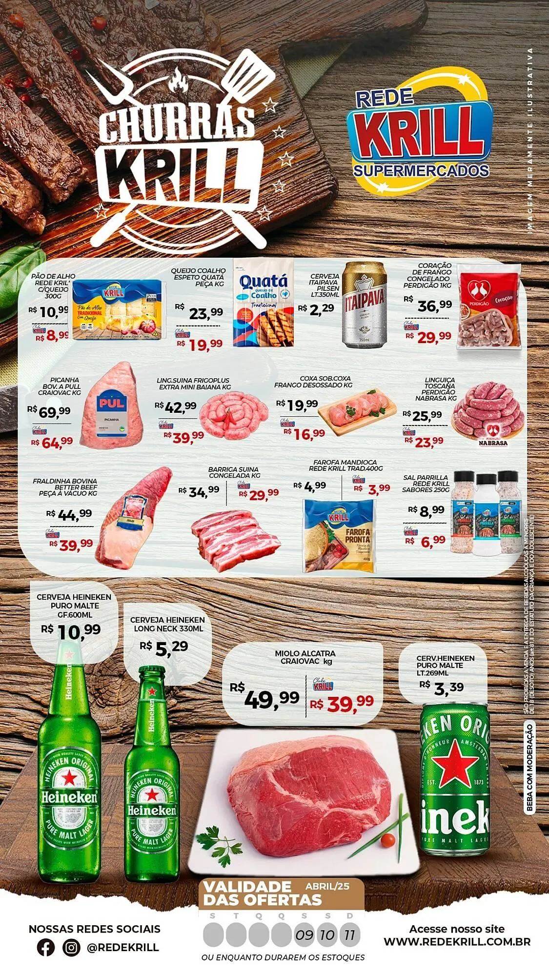 Encarte de Catálogo Rede Krill 9 de maio até 11 de maio 2025 - Pagina 1