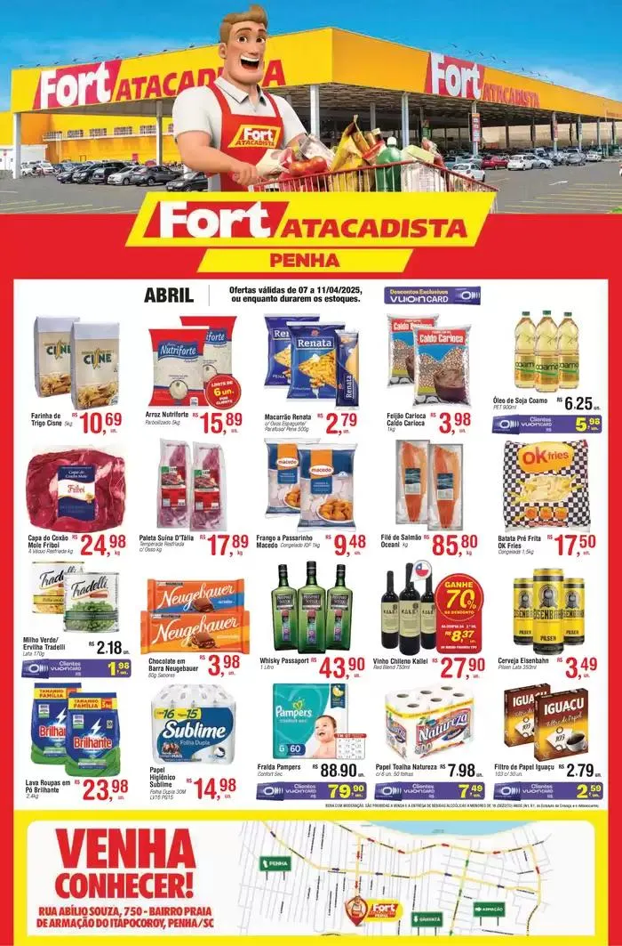Encarte de SC FORT Tabloide 2ed 07 a 11 04 25 Penha 7 de abril até 11 de abril 2025 - Pagina 1