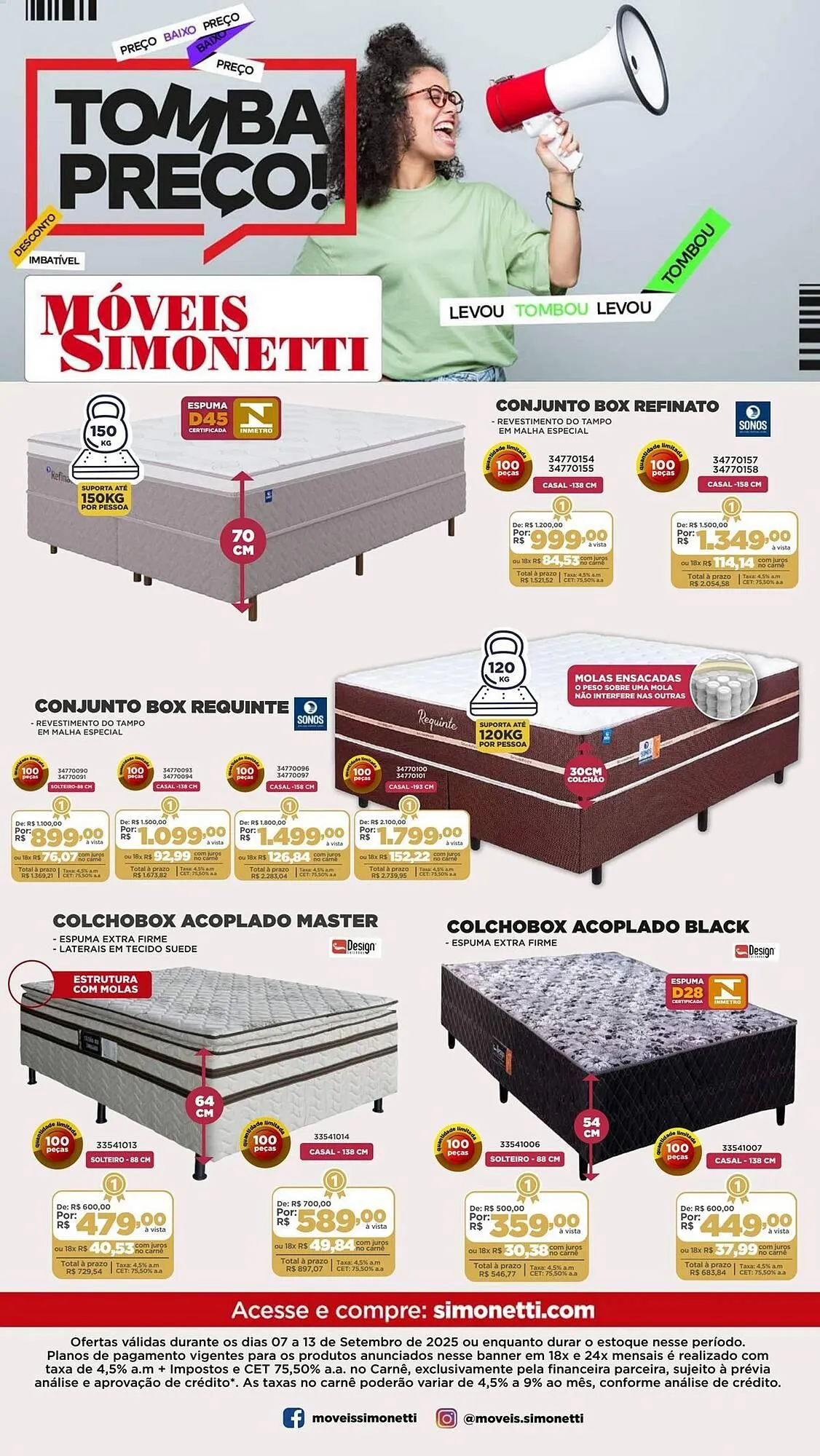 Encarte de Catálogo Móveis Simonetti 8 de setembro até 13 de setembro 2025 - Pagina 19