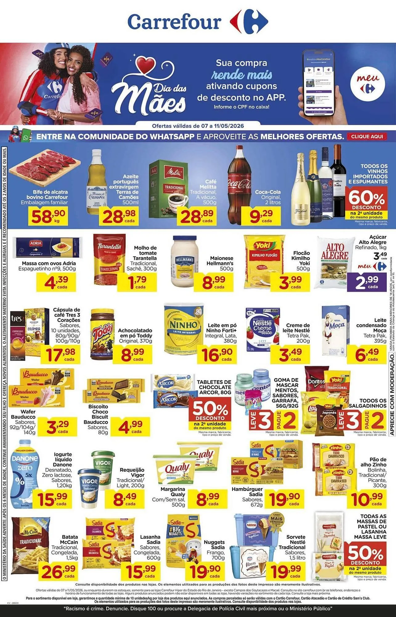 Encarte de Folheto Carrefour 7 de maio até 11 de maio 2026 - Pagina 1