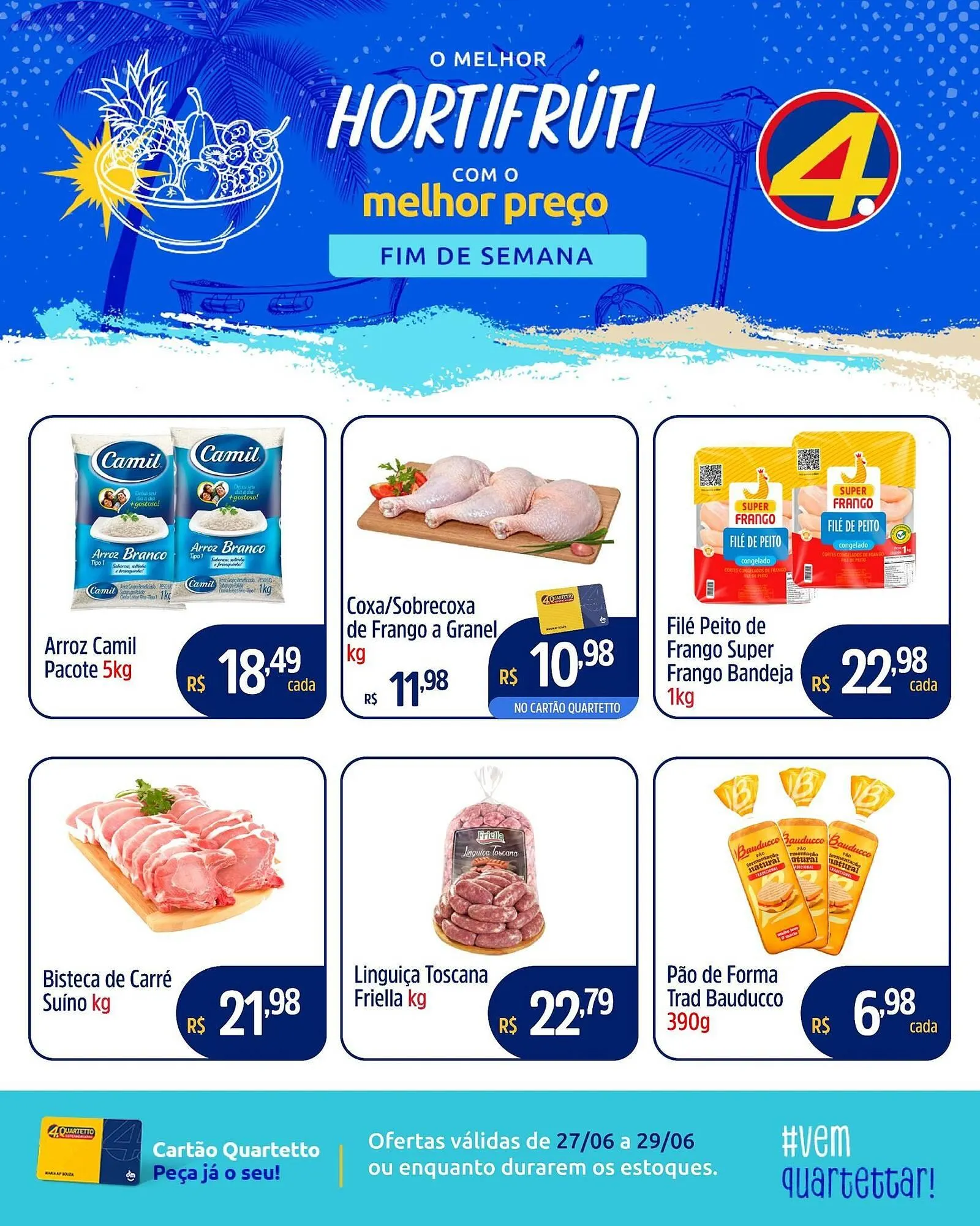 Encarte de Catálogo Quartetto Supermercados 27 de junho até 29 de junho 2025 - Pagina 5