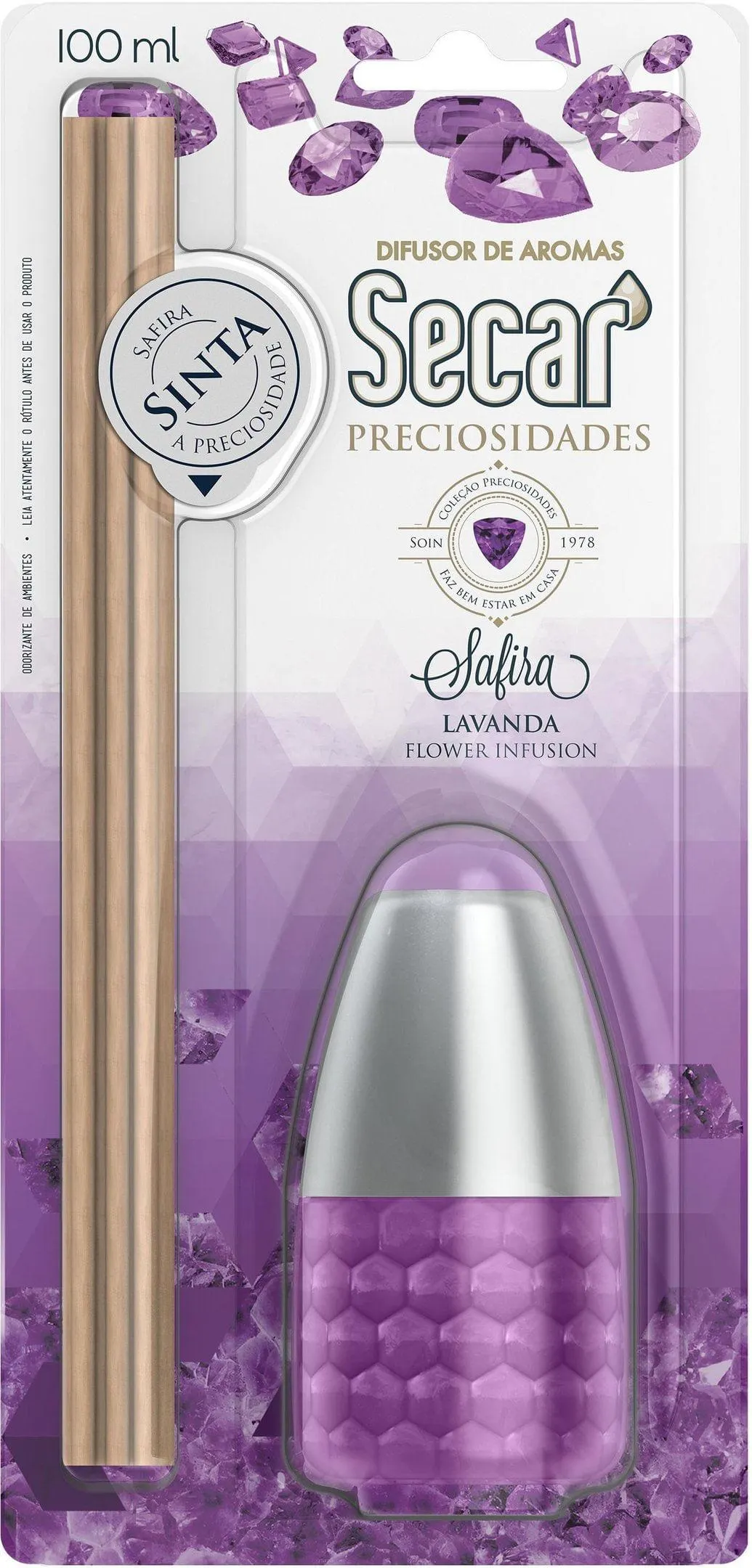 Difusor de Aromas Secar Preciosidades Safira 100ml