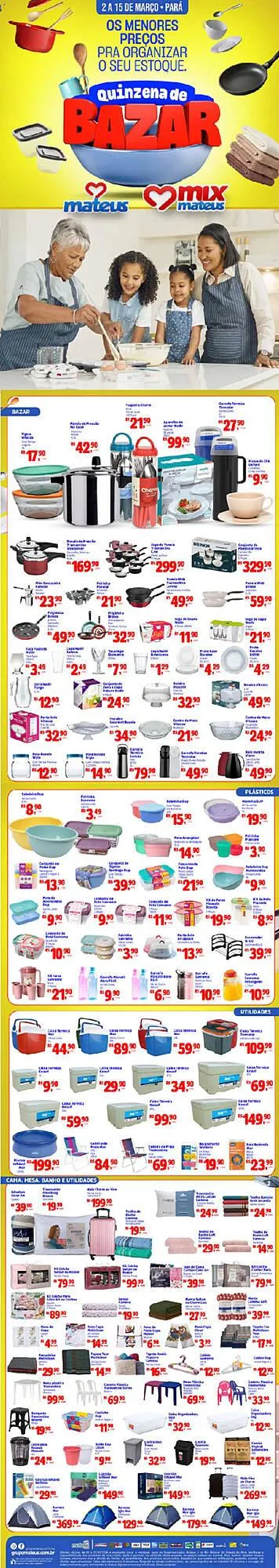 Encarte de Catálogo Supermercados Mateus 2 de março até 16 de março 2026 - Pagina 1
