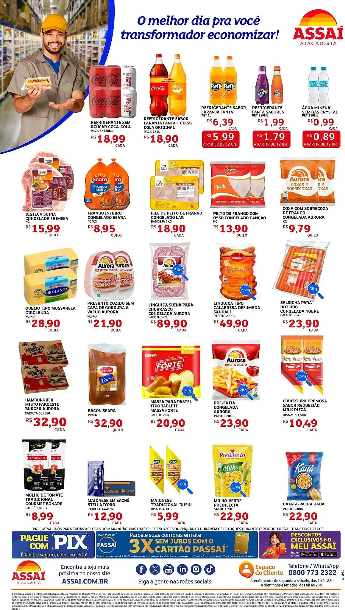Encarte de Encarte Assaí Atacadista 5 de janeiro até 6 de janeiro 2026 - Pagina 2