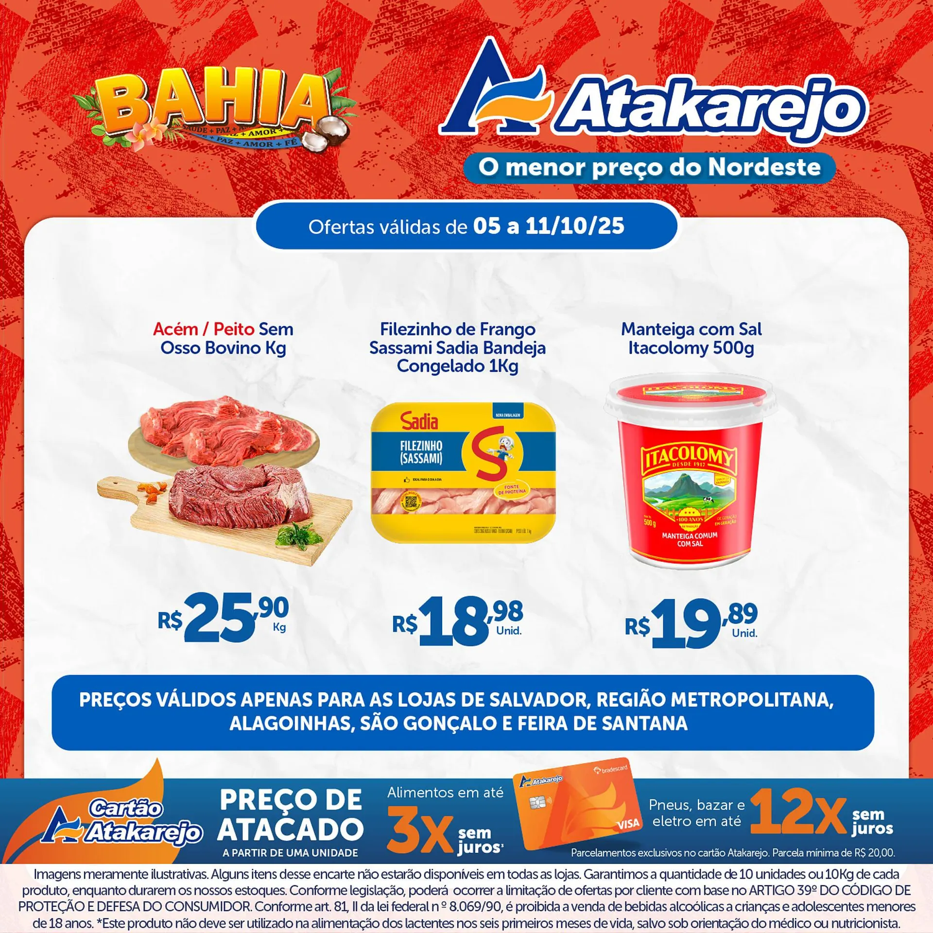 Encarte de Encarte Atakarejo 6 de outubro até 11 de outubro 2025 - Pagina 3