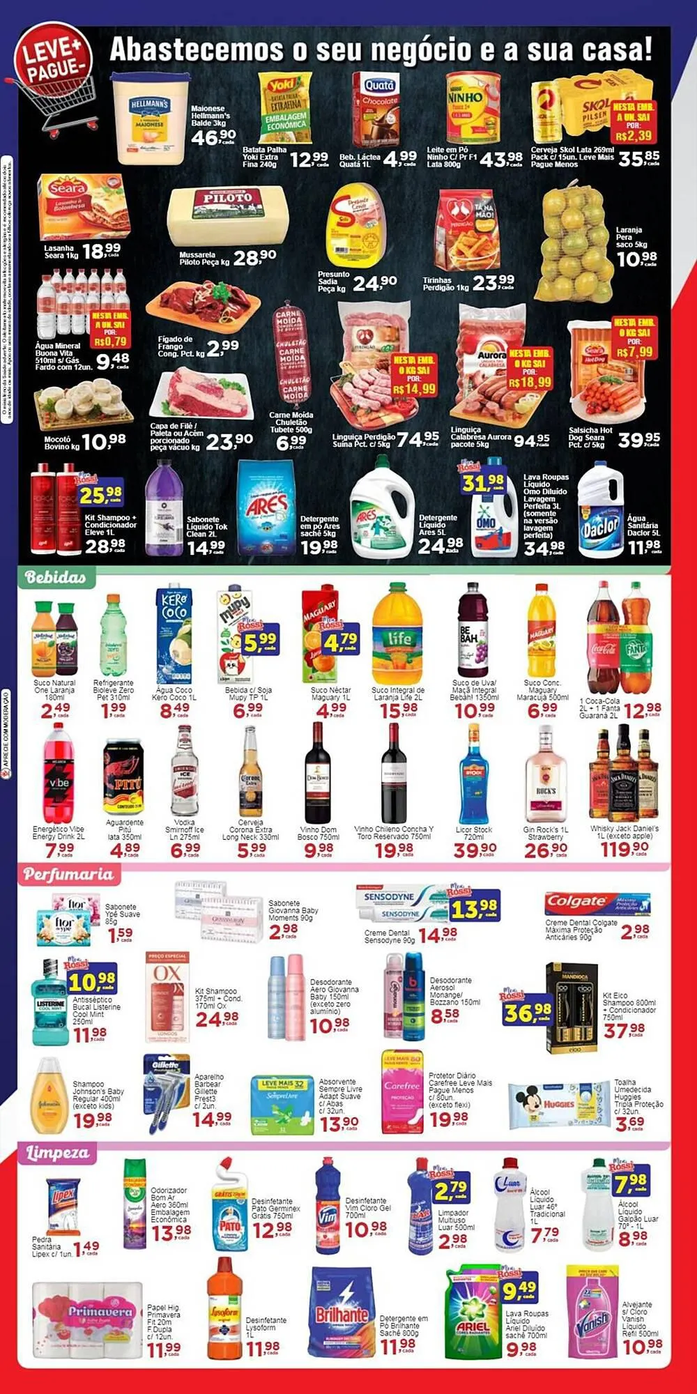 Encarte de Catálogo Rossi Supermercado 16 de agosto até 19 de agosto 2023 - Pagina 3