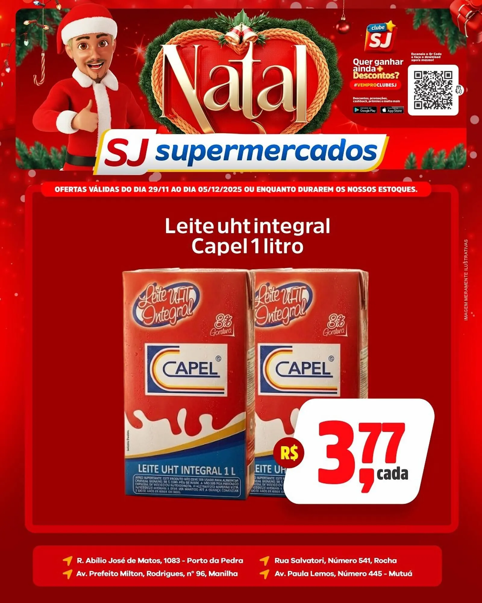Encarte de Encarte Sj Supermercados 29 de novembro até 5 de dezembro 2025 - Pagina 1