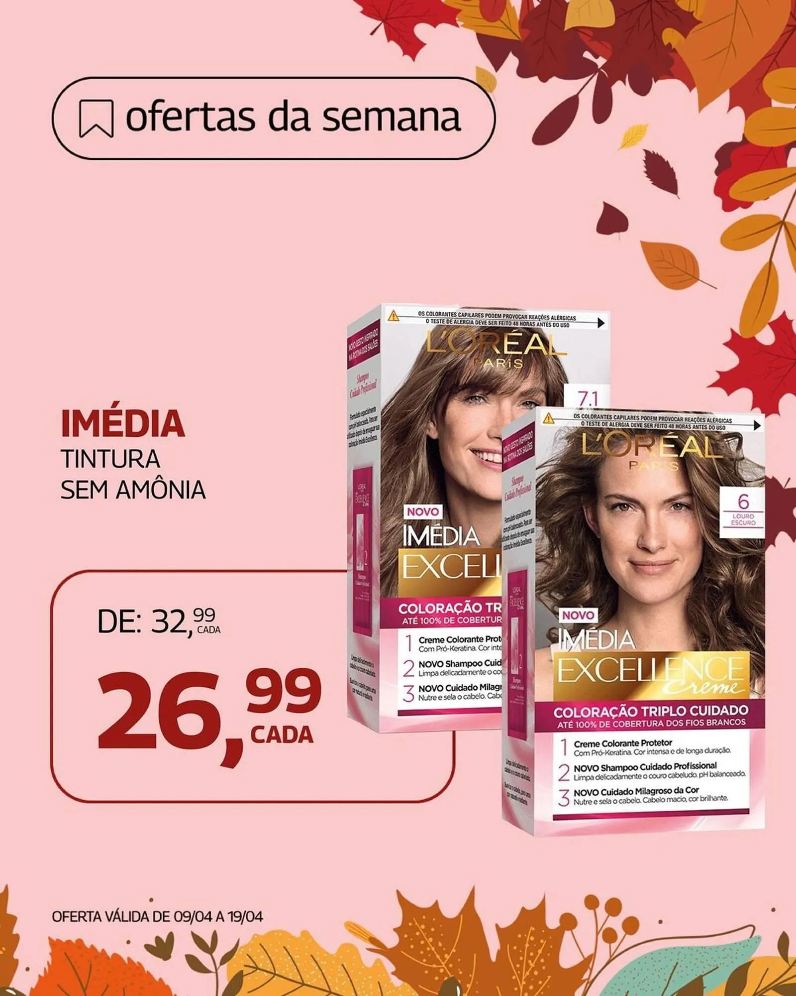 Encarte de Folheto Lojas Rede 9 de abril até 19 de abril 2026 - Pagina 1