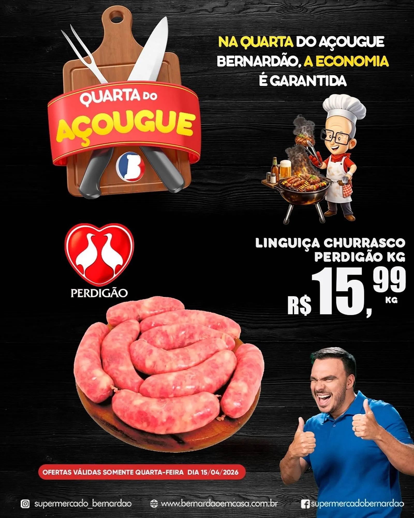 Encarte de Catálogo Supermercado Bernardão 15 de abril até 15 de abril 2026 - Pagina 4