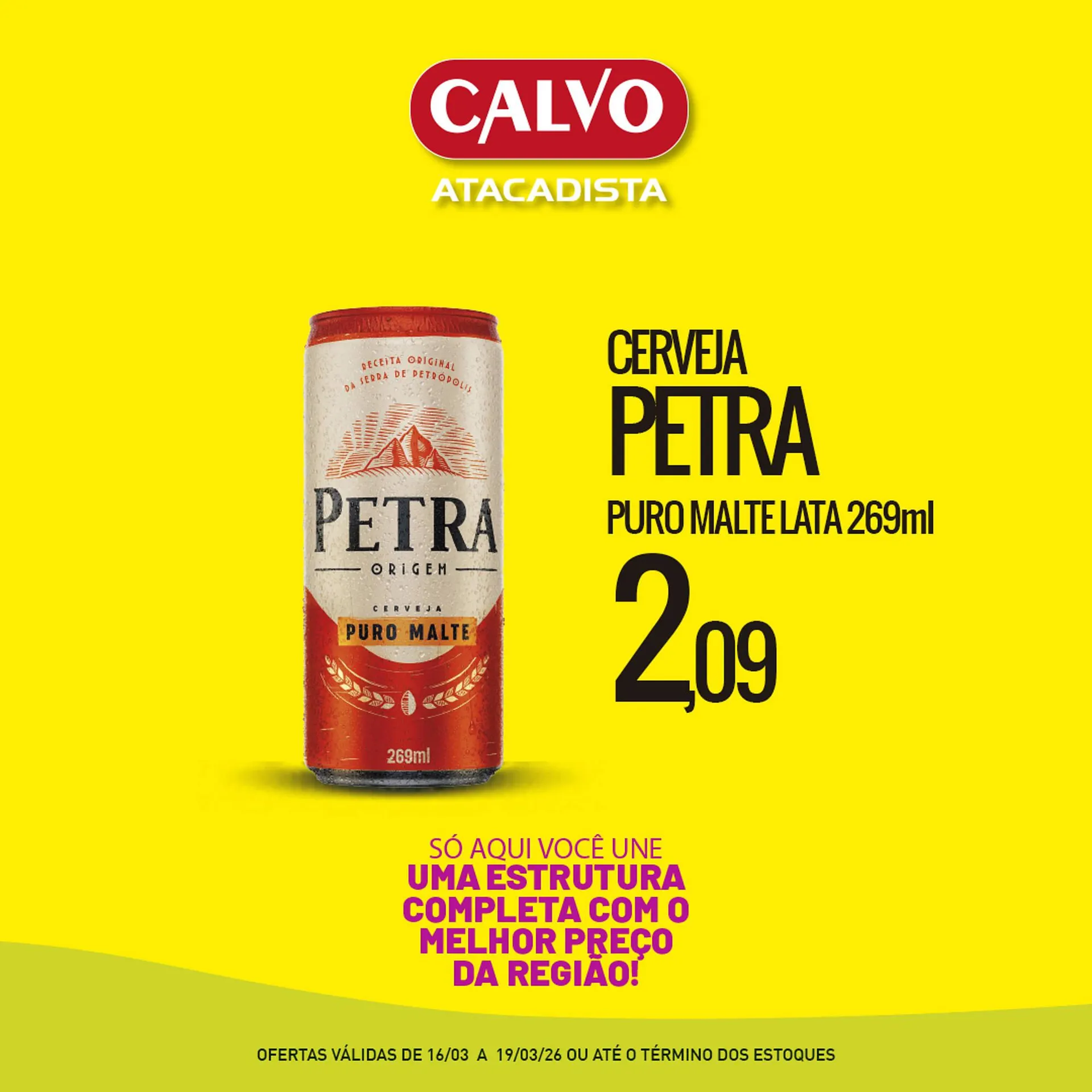 Encarte de Folheto Calvo Atacadista 16 de março até 19 de março 2026 - Pagina 3
