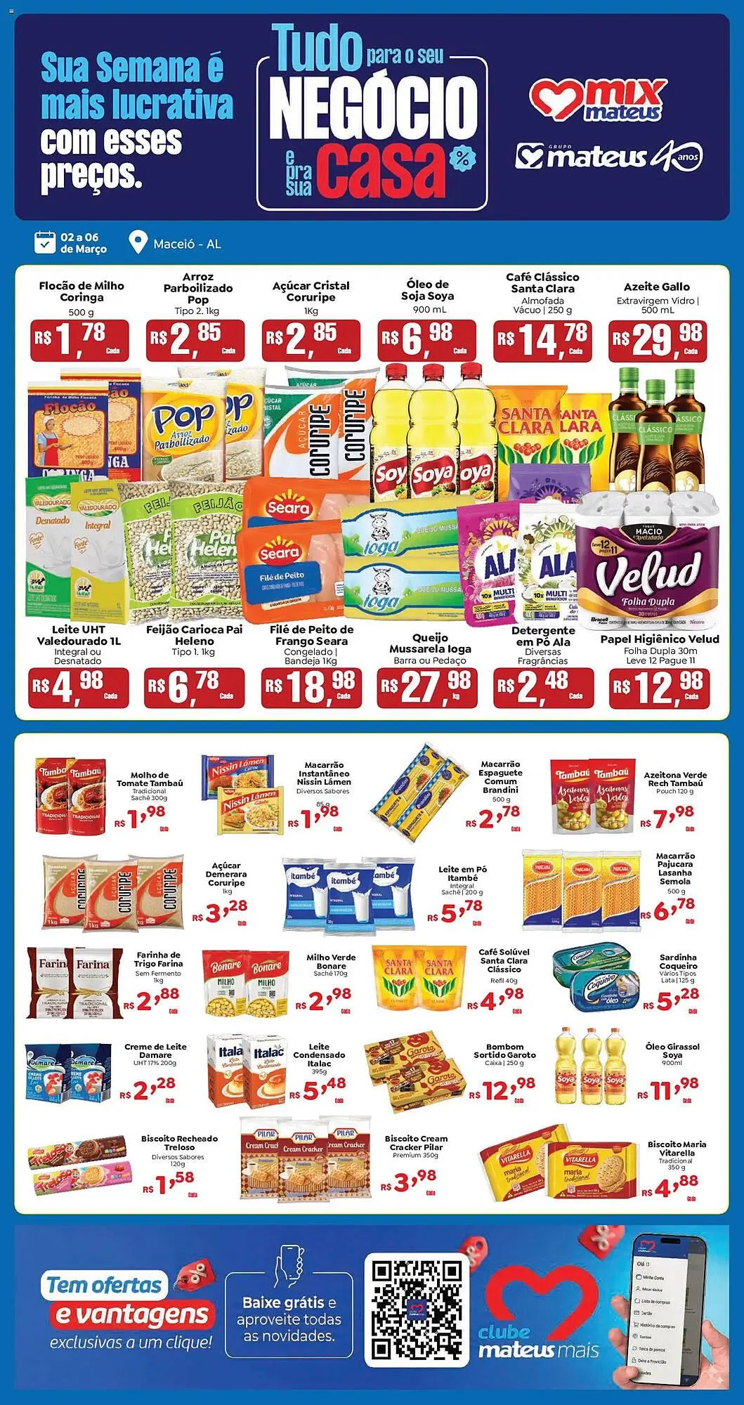 Encarte de Catálogo Supermercados Mateus 2 de março até 6 de março 2026 - Pagina 1