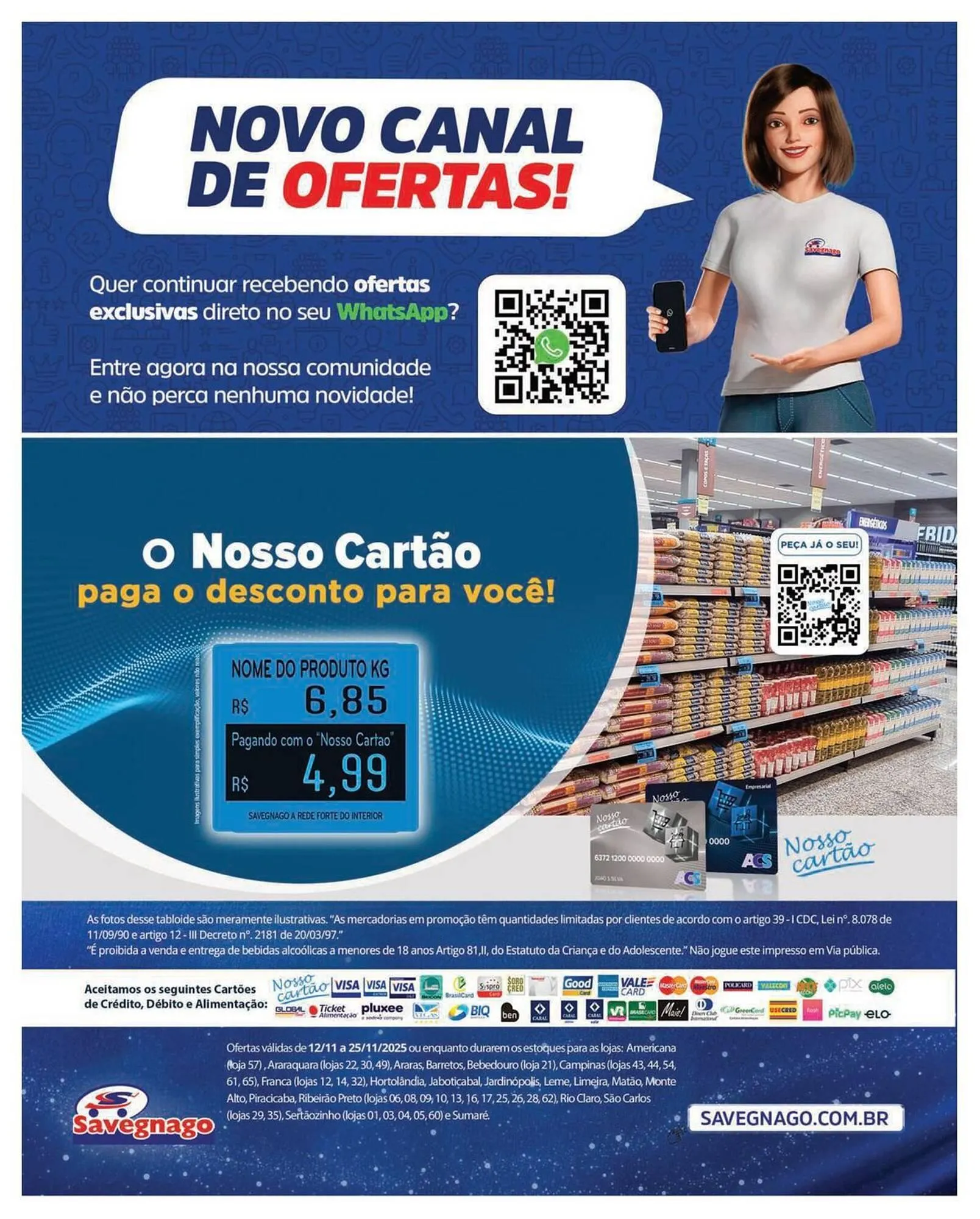 Encarte de Catálogo Supermercados Savegnago 12 de novembro até 25 de novembro 2025 - Pagina 16