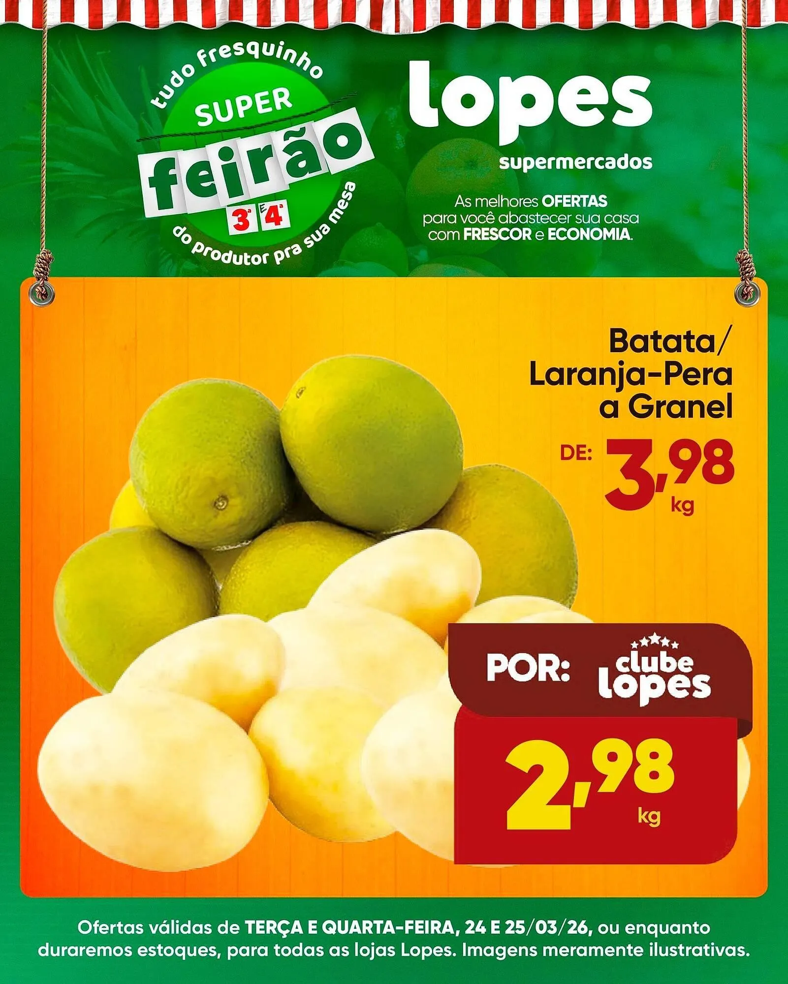 Encarte de Folheto Lopes Supermercados 24 de março até 25 de março 2026 - Pagina 2
