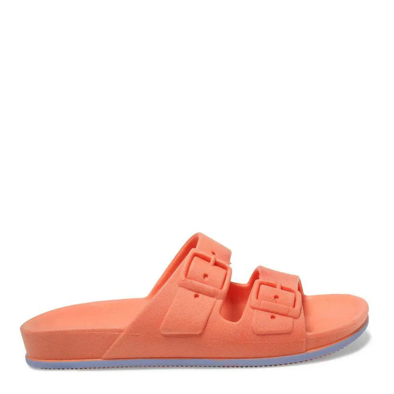 Slide Laranja Infantil Borracha Flat