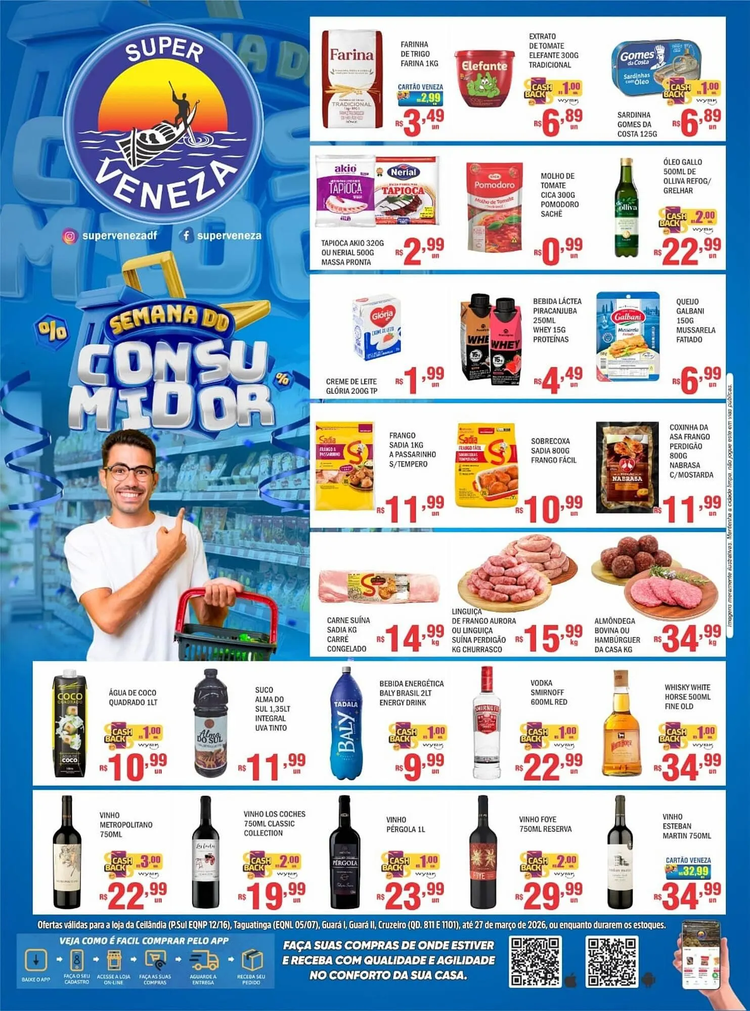 Encarte de Catálogo Super Veneza 16 de março até 27 de março 2026 - Pagina 1