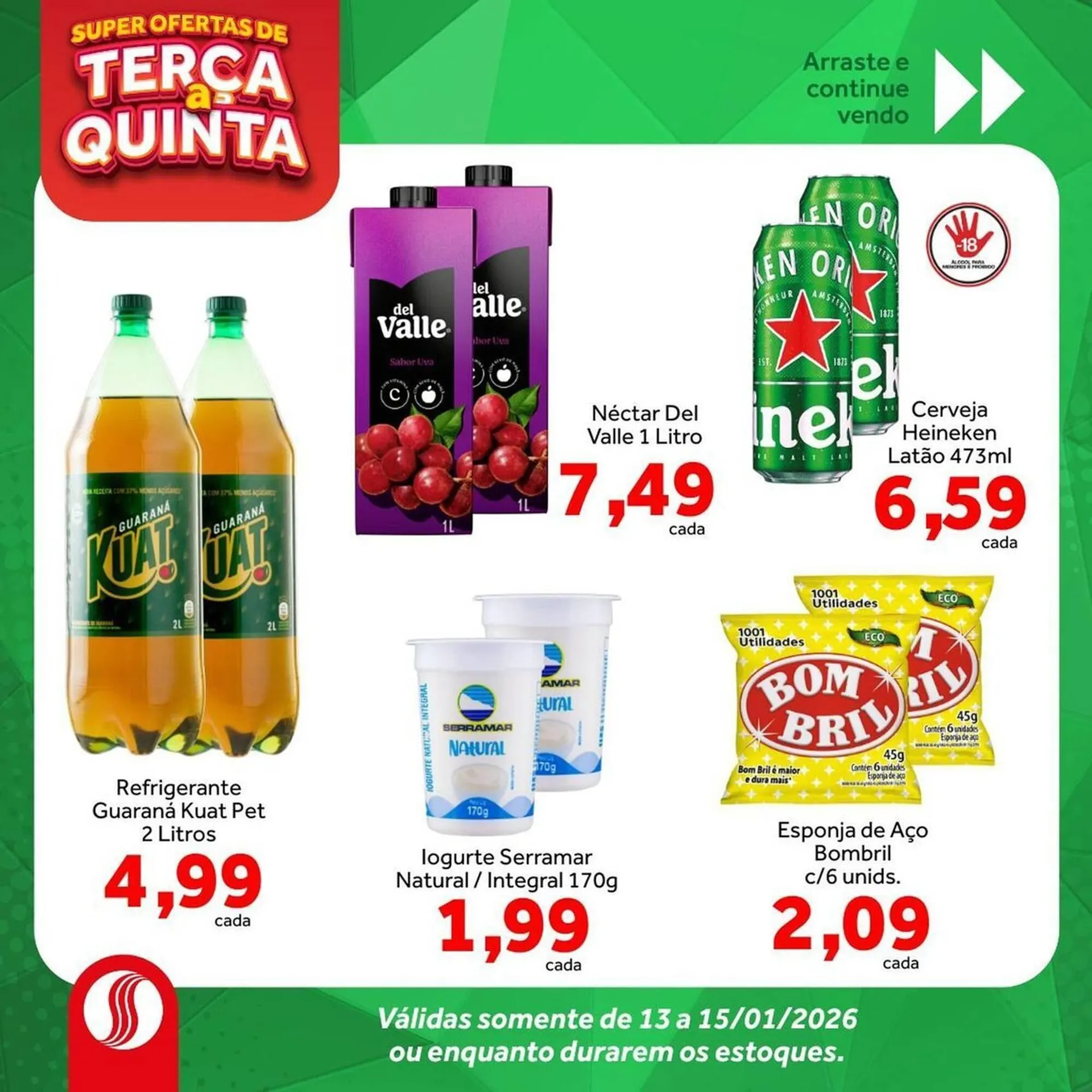 Encarte de Folheto Shibata Supermercados 13 de janeiro até 15 de janeiro 2026 - Pagina 4