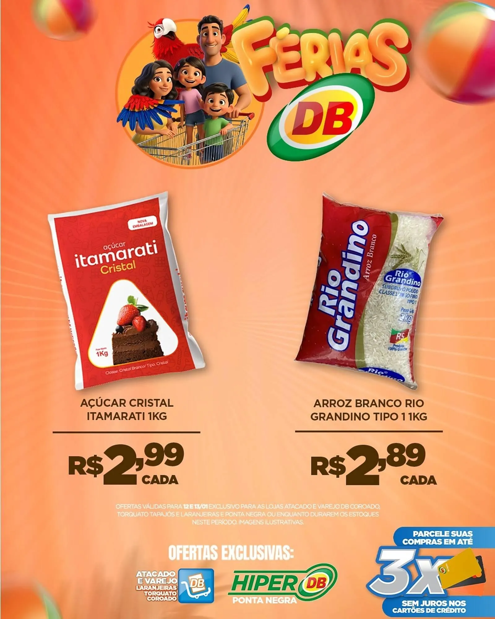 Encarte de Catálogo DB Supermercados 12 de janeiro até 13 de janeiro 2026 - Pagina 2