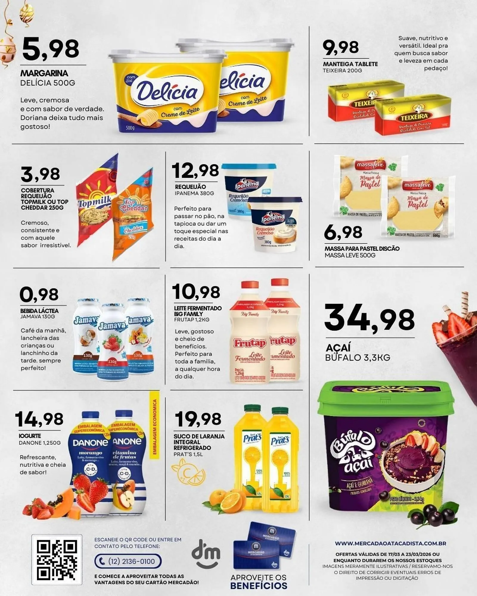 Encarte de Folheto Mercadão Atacadista 17 de março até 23 de março 2026 - Pagina 6