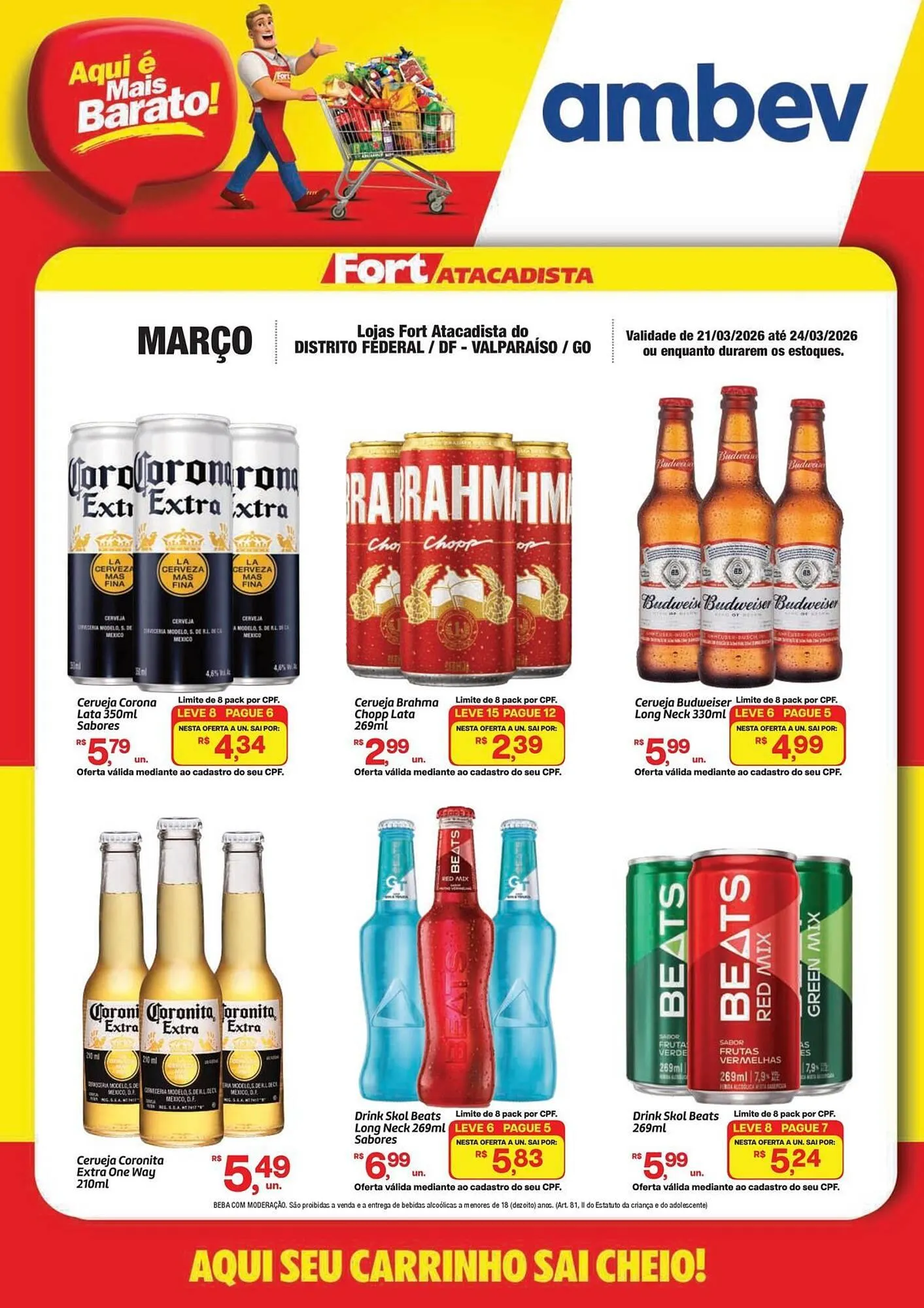 Encarte de Tabloide Fort Atacadista 21 de março até 24 de março 2026 - Pagina 1