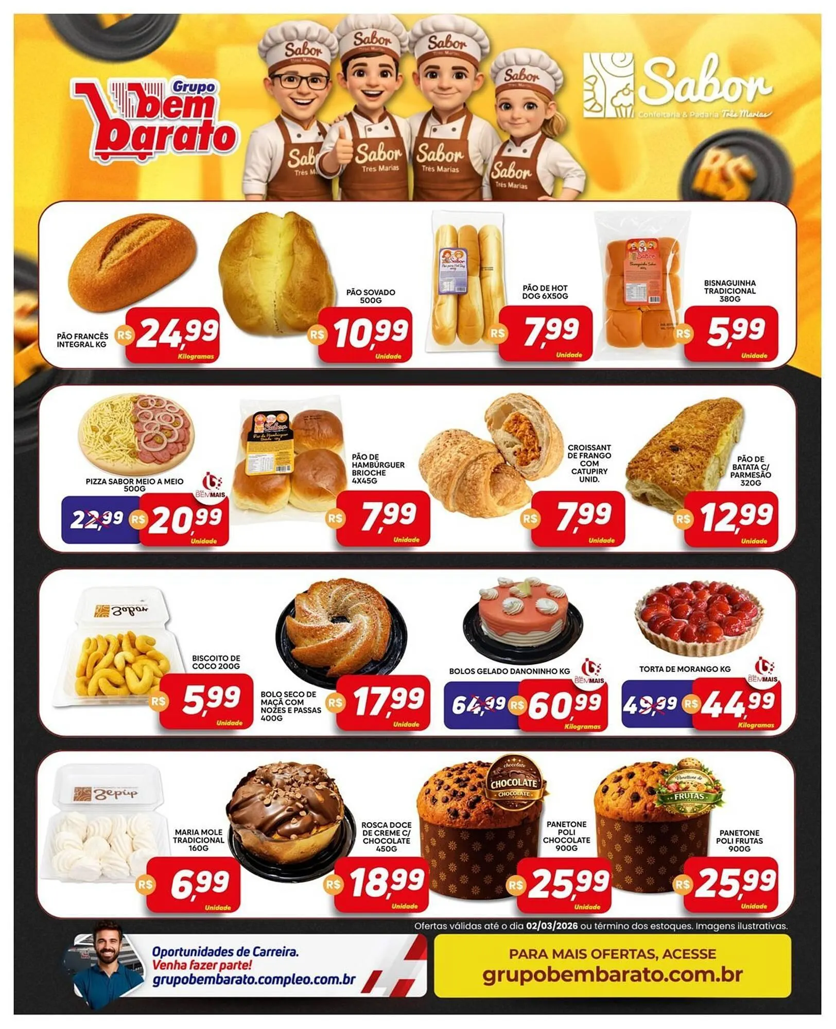Encarte de Catálogo Supermercado Bem Barato 24 de fevereiro até 2 de março 2026 - Pagina 4