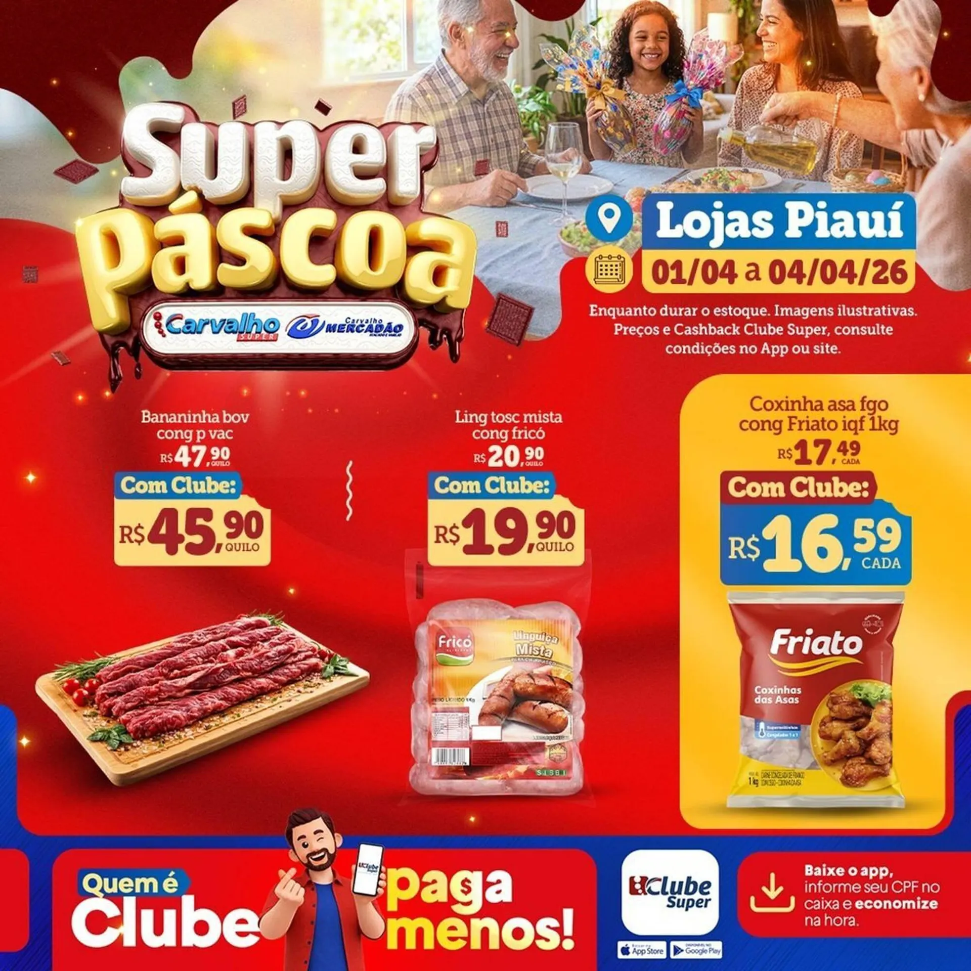 Encarte de Catálogo Carvalho Supermercado 1 de abril até 4 de abril 2026 - Pagina 3