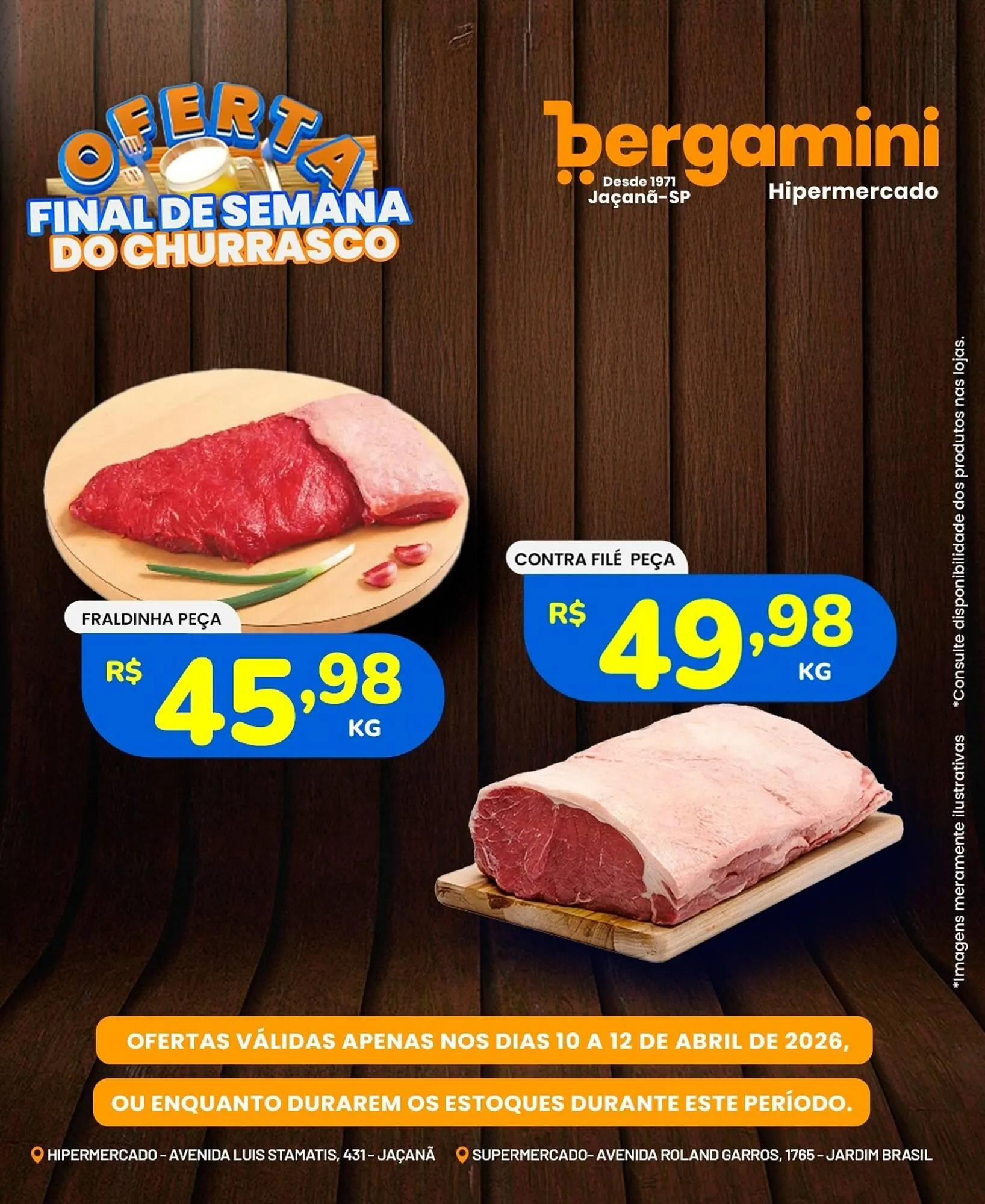 Encarte de Catálogo Supermercado Bergamini 10 de abril até 12 de abril 2026 - Pagina 1