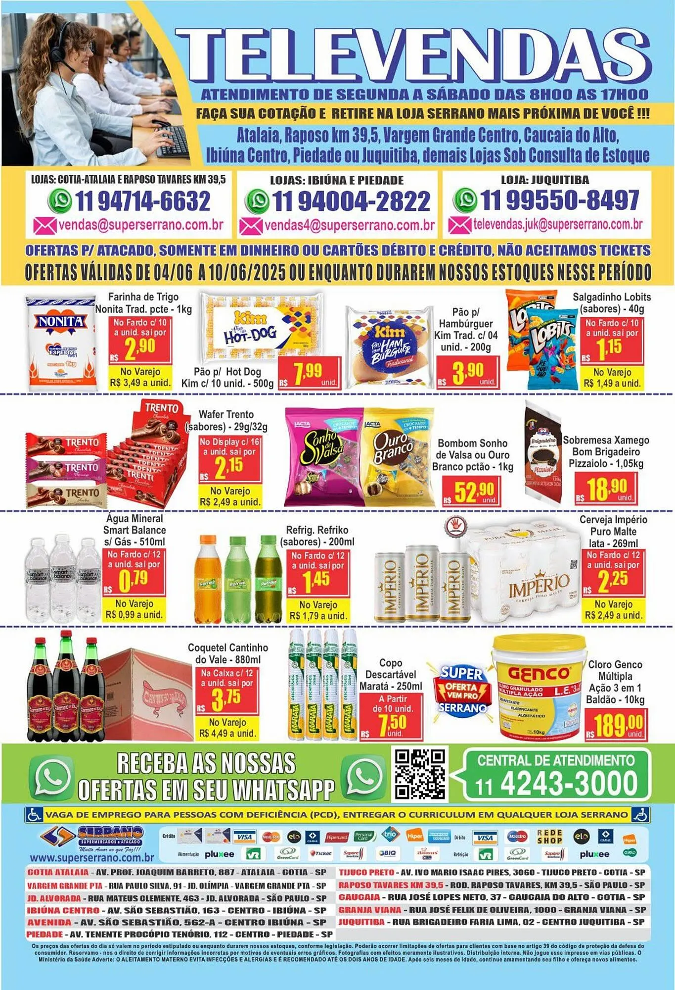 Encarte de Catálogo Serrano Supermercado 6 de junho até 10 de junho 2025 - Pagina 2