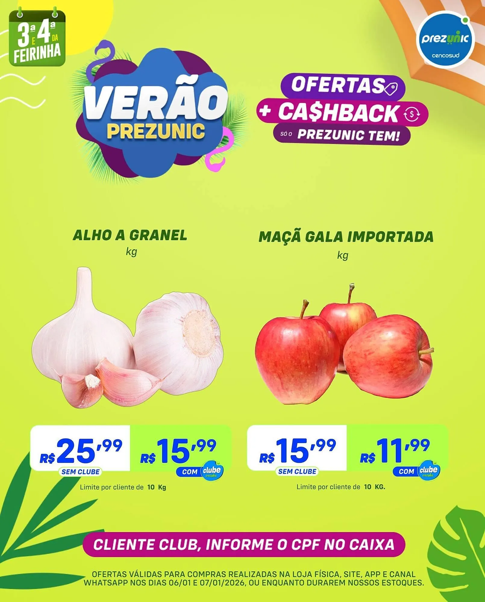 Encarte de Encarte Prezunic 6 de janeiro até 7 de janeiro 2026 - Pagina 1