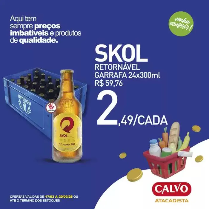 Encarte de Encarte Calvo Atacadista 17 de março até 20 de março 2025 - Pagina 5