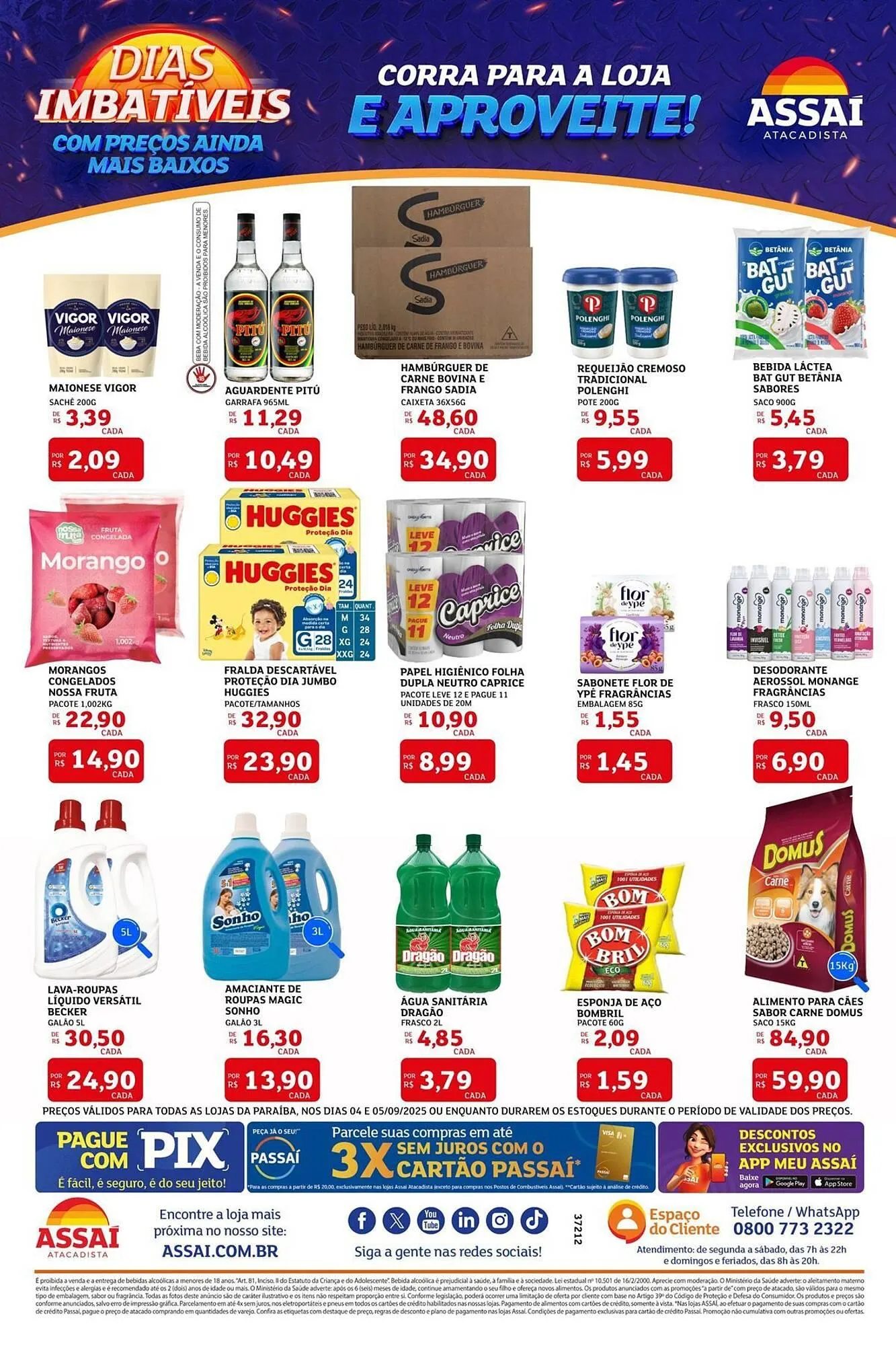 Encarte de Encarte Assaí Atacadista 5 de setembro até 5 de setembro 2025 - Pagina 2
