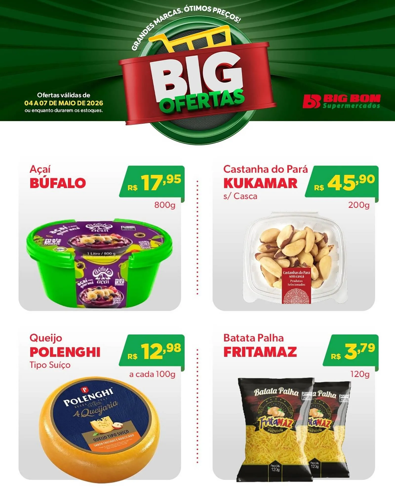 Encarte de Catálogo Big Bom Supermercados 4 de maio até 7 de maio 2026 - Pagina 2