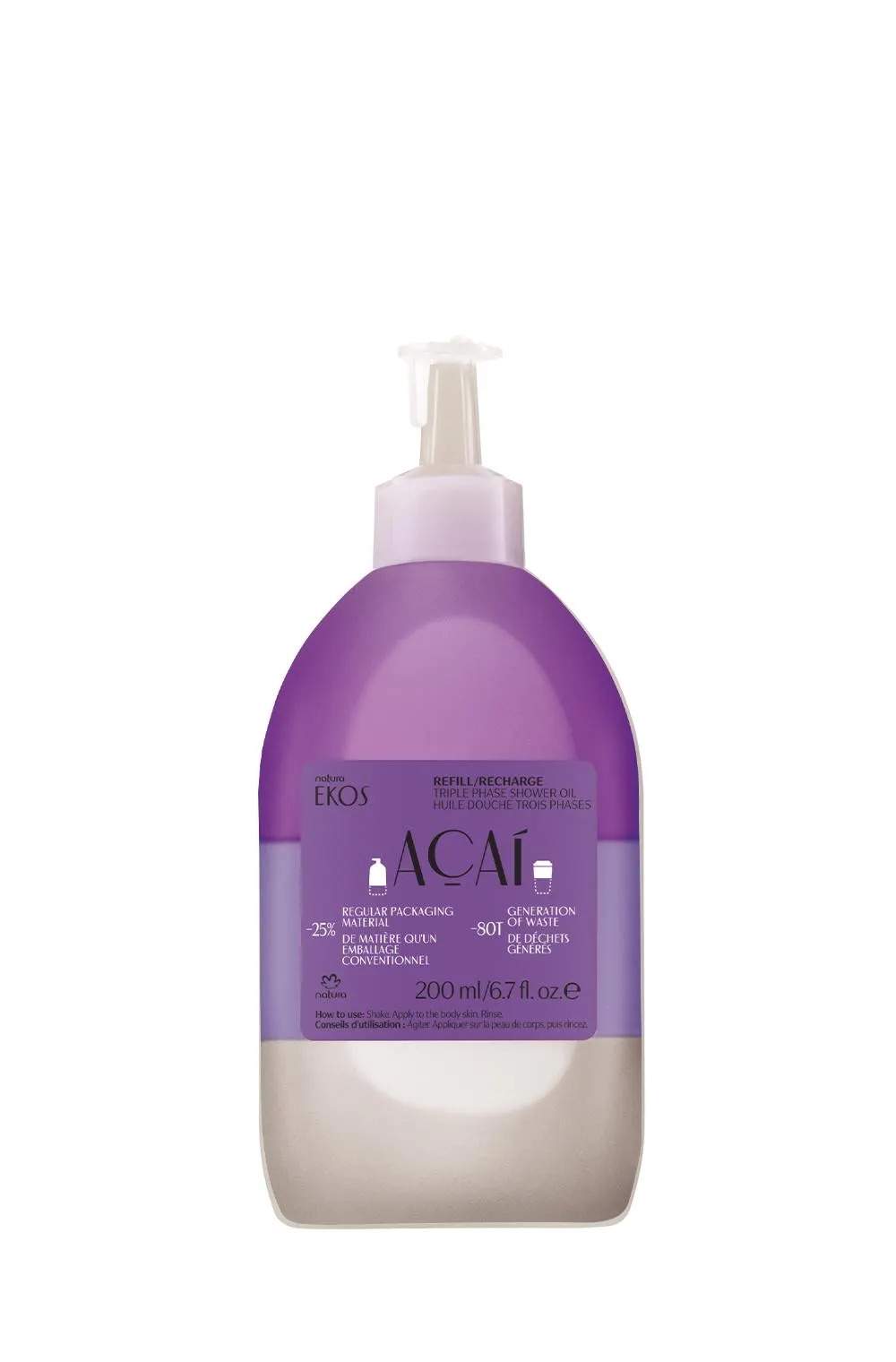 Açaí Triple Phase Shower Oil Refill