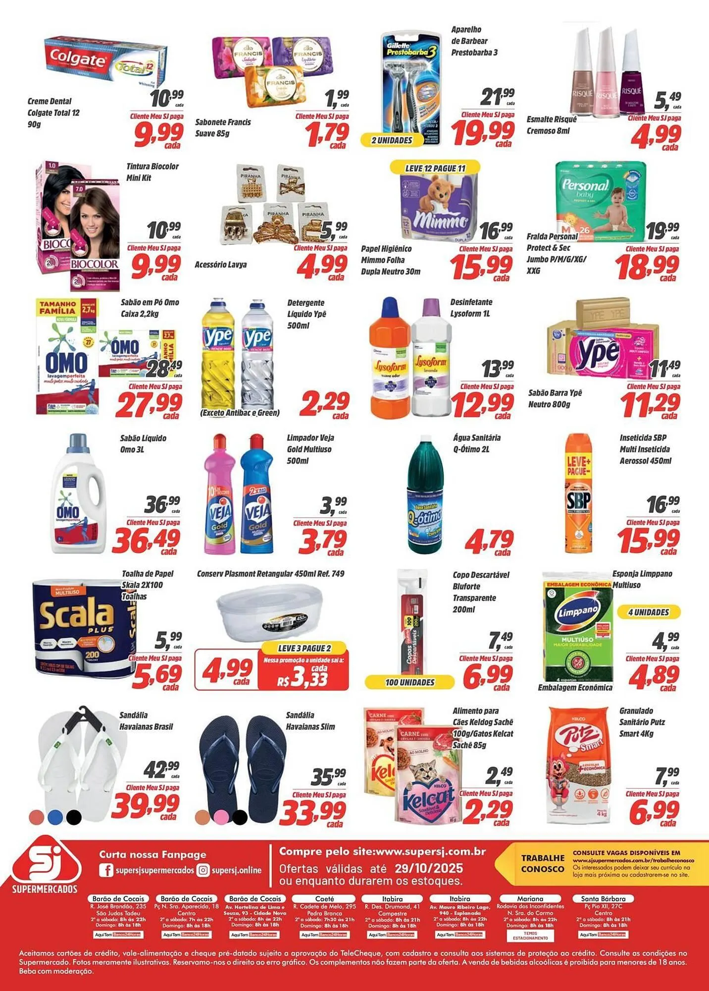 Encarte de Encarte Sj Supermercados 16 de outubro até 29 de outubro 2025 - Pagina 4