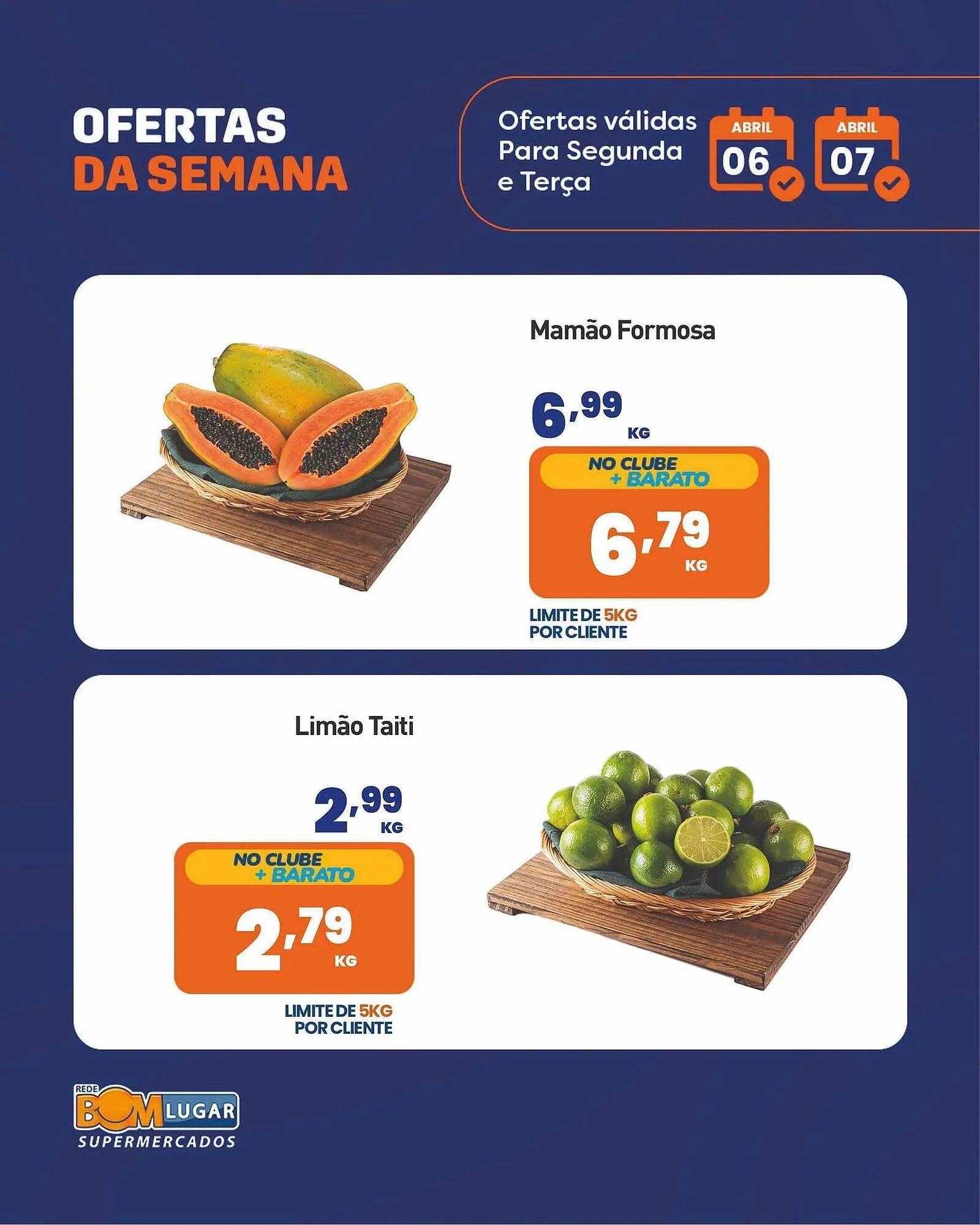 Encarte de Folheto Rede Bom Lugar 6 de abril até 7 de abril 2026 - Pagina 2