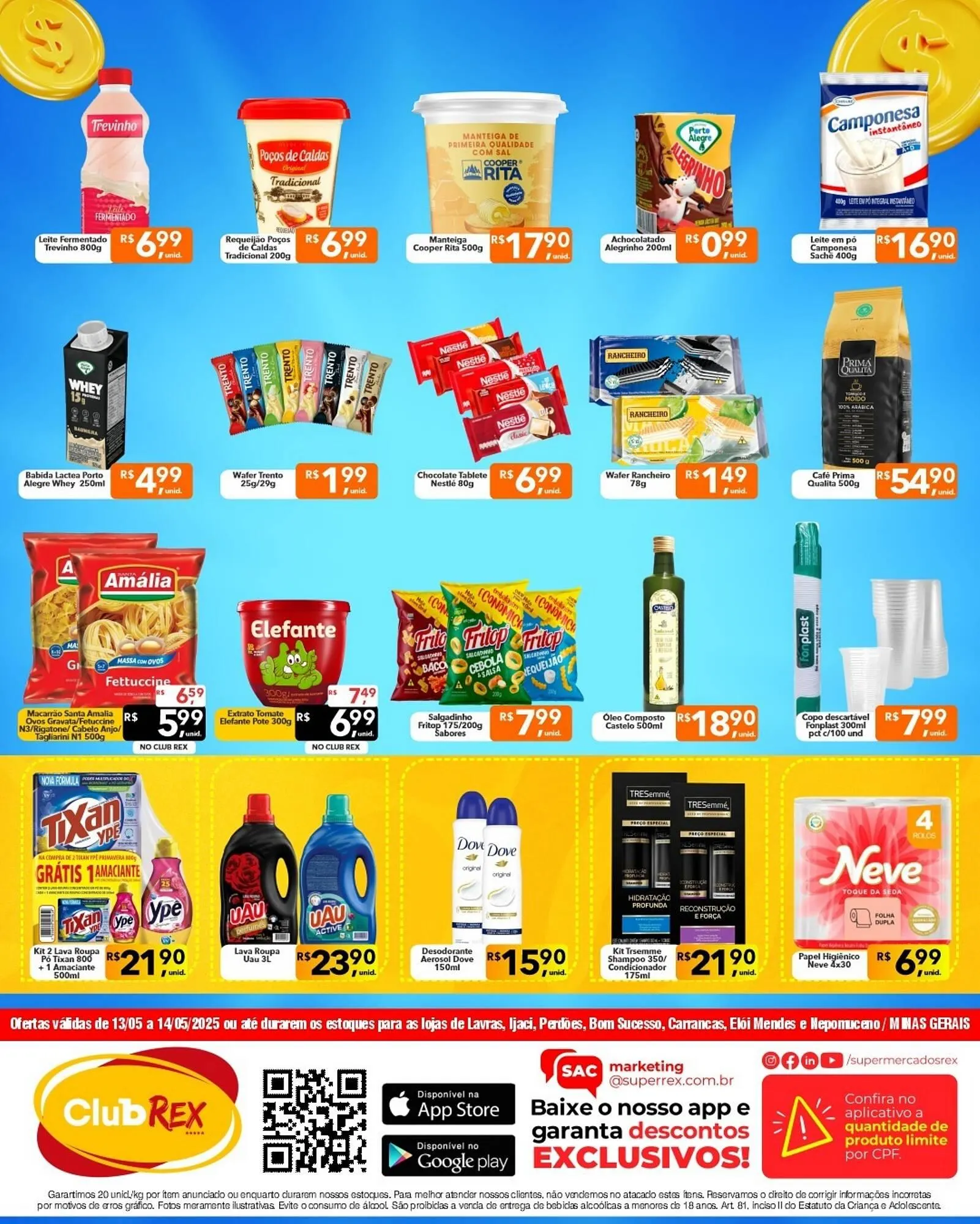 Encarte de Catálogo Supermercados Rex 13 de maio até 14 de maio 2025 - Pagina 2