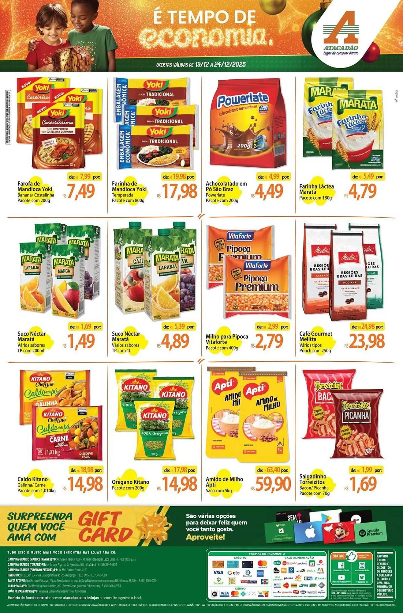 Encarte de Folheto Atacadão 19 de dezembro até 24 de dezembro 2025 - Pagina 2