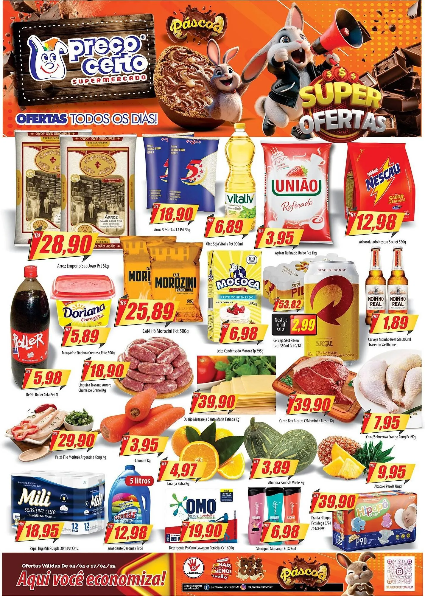 Encarte de Catálogo Preço Certo 4 de abril até 17 de abril 2025 - Pagina 1