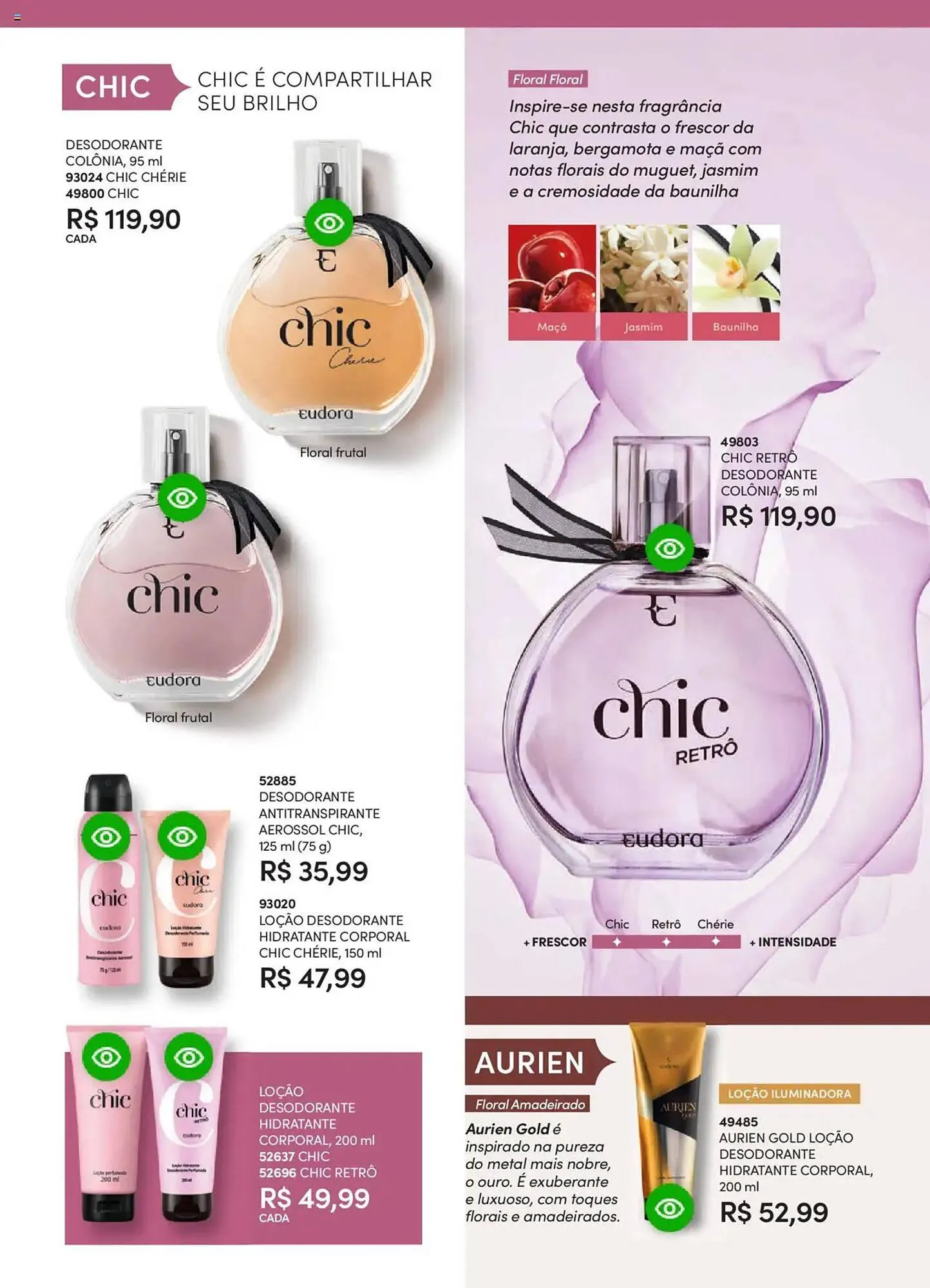 Encarte de Catálogo Eudora 25 de junho até 17 de julho 2025 - Pagina 38