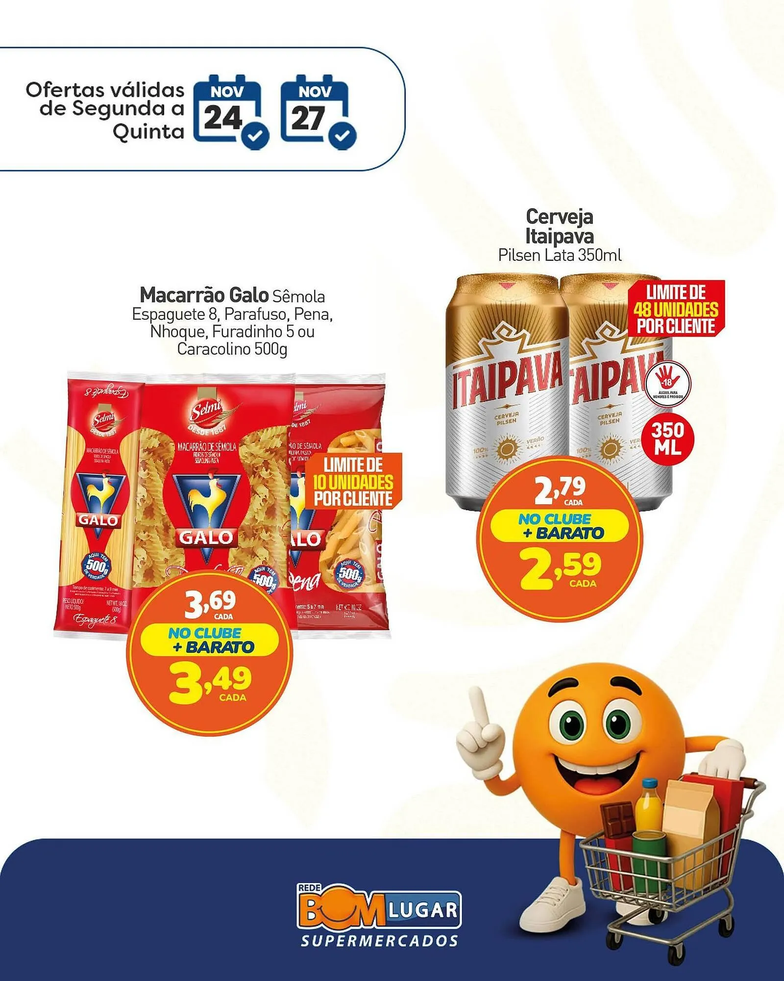 Encarte de Folheto Rede Bom Lugar 25 de novembro até 27 de novembro 2025 - Pagina 1