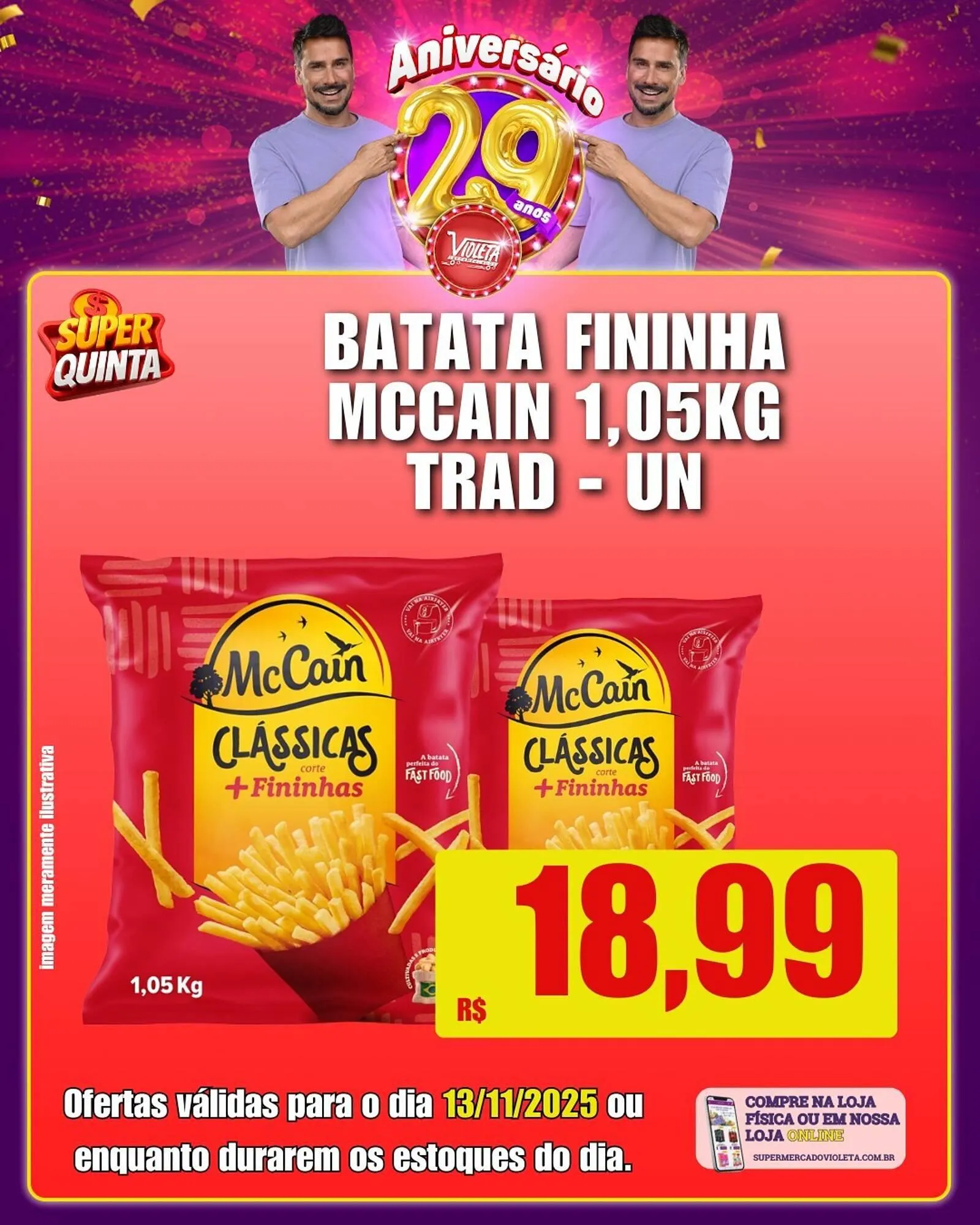 Encarte de Catálogo Violeta Supermercados 12 de novembro até 13 de novembro 2025 - Pagina 1