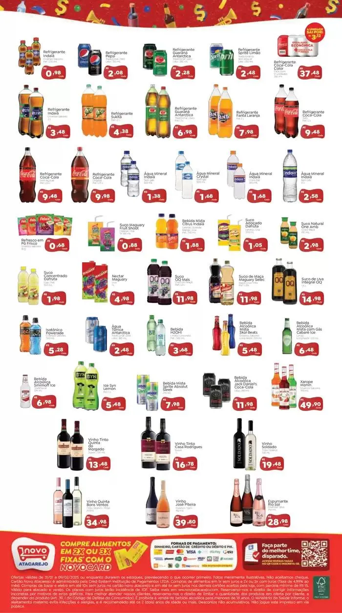 Encarte de Encarte Novo Atacarejo 31 de janeiro até 9 de fevereiro 2025 - Pagina 2