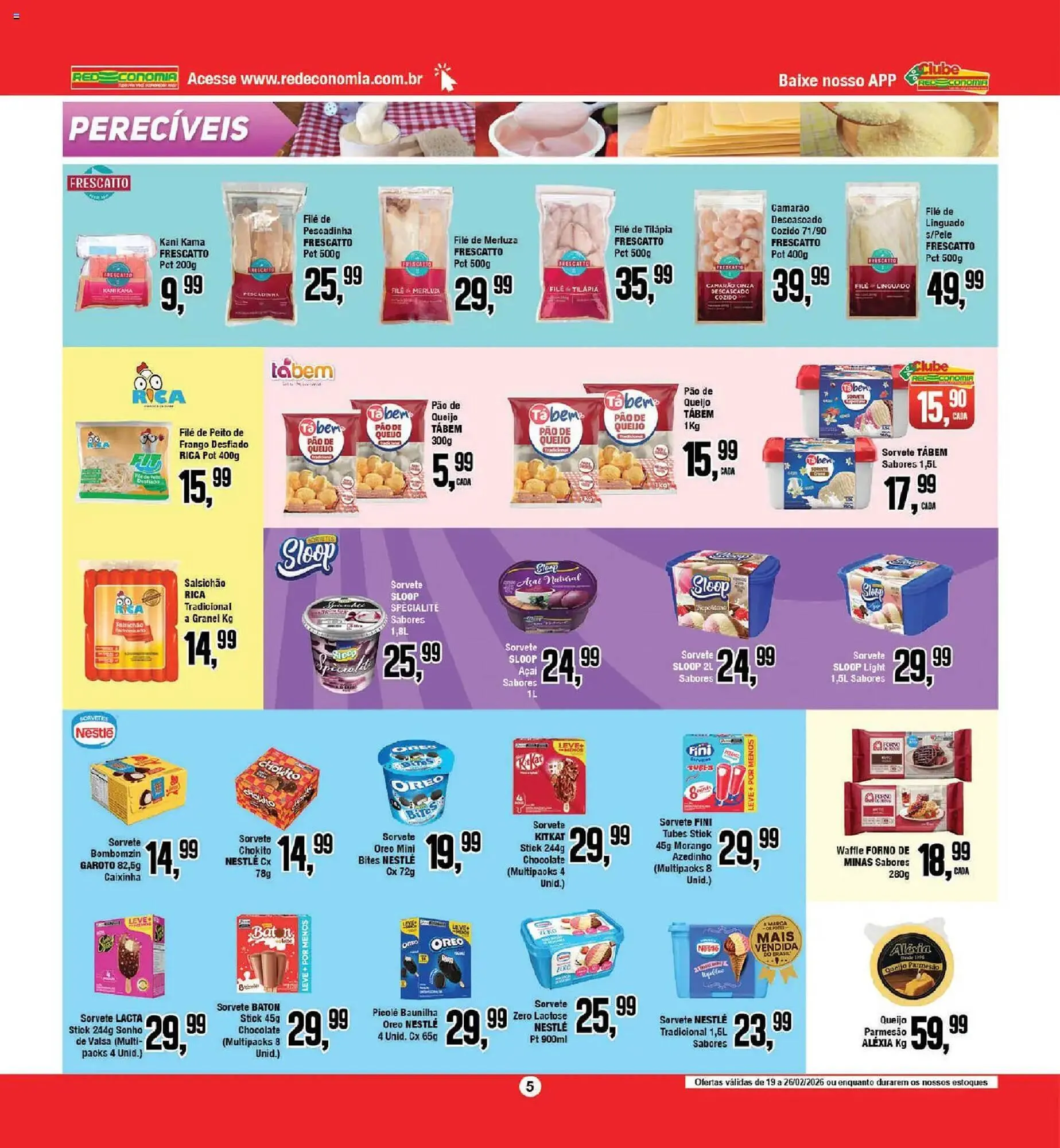 Encarte de Encarte Redeconomia 19 de fevereiro até 26 de fevereiro 2026 - Pagina 5