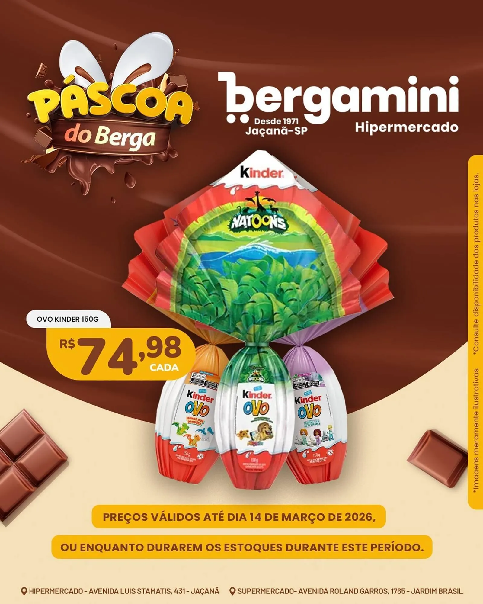 Encarte de Catálogo Supermercado Bergamini 11 de março até 14 de março 2026 - Pagina 4