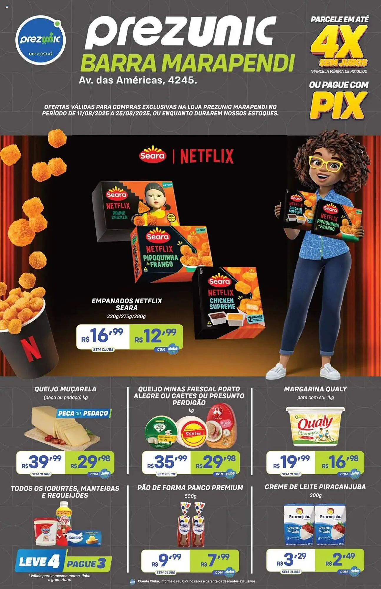 Encarte de Catálogo Prezunic 11 de agosto até 25 de agosto 2025 - Pagina 1