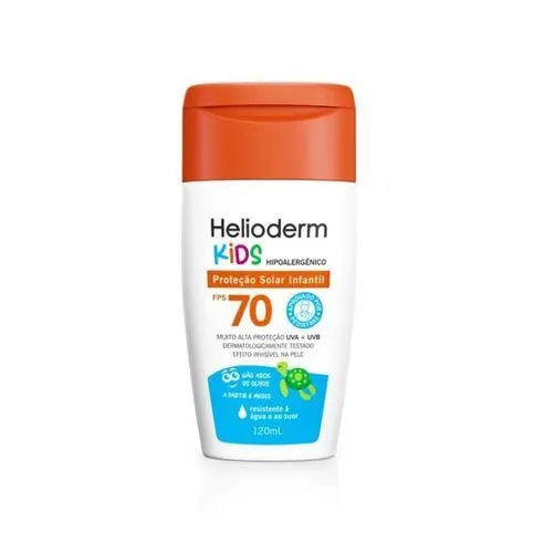 Protetor Solar Infantil Helioderm Suncare Kids FPS70 120ml