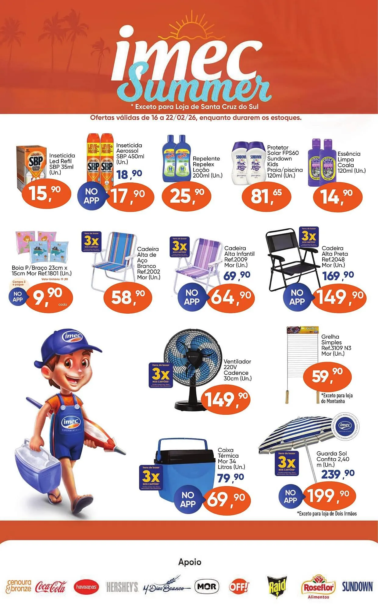 Encarte de Catálogo Imec Supermercados 18 de fevereiro até 22 de fevereiro 2026 - Pagina 1